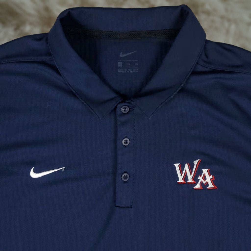 Nike Nike Polo Shirt Mens 2XL Blue Golf Casual Short Sleeve Polo Shirt Nike Golf Dri-Fit Mens Blue 2XL Size US XXL / EU 58 / 5 - 1 Thumbnail