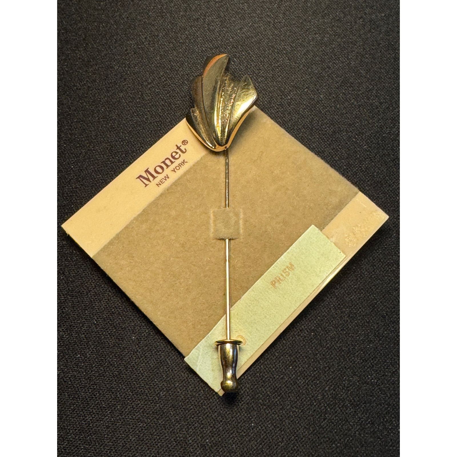 Monet Monet New Old Stock Gold Tone Flower Stick Pin Size ONE SIZE - 1 Thumbnail