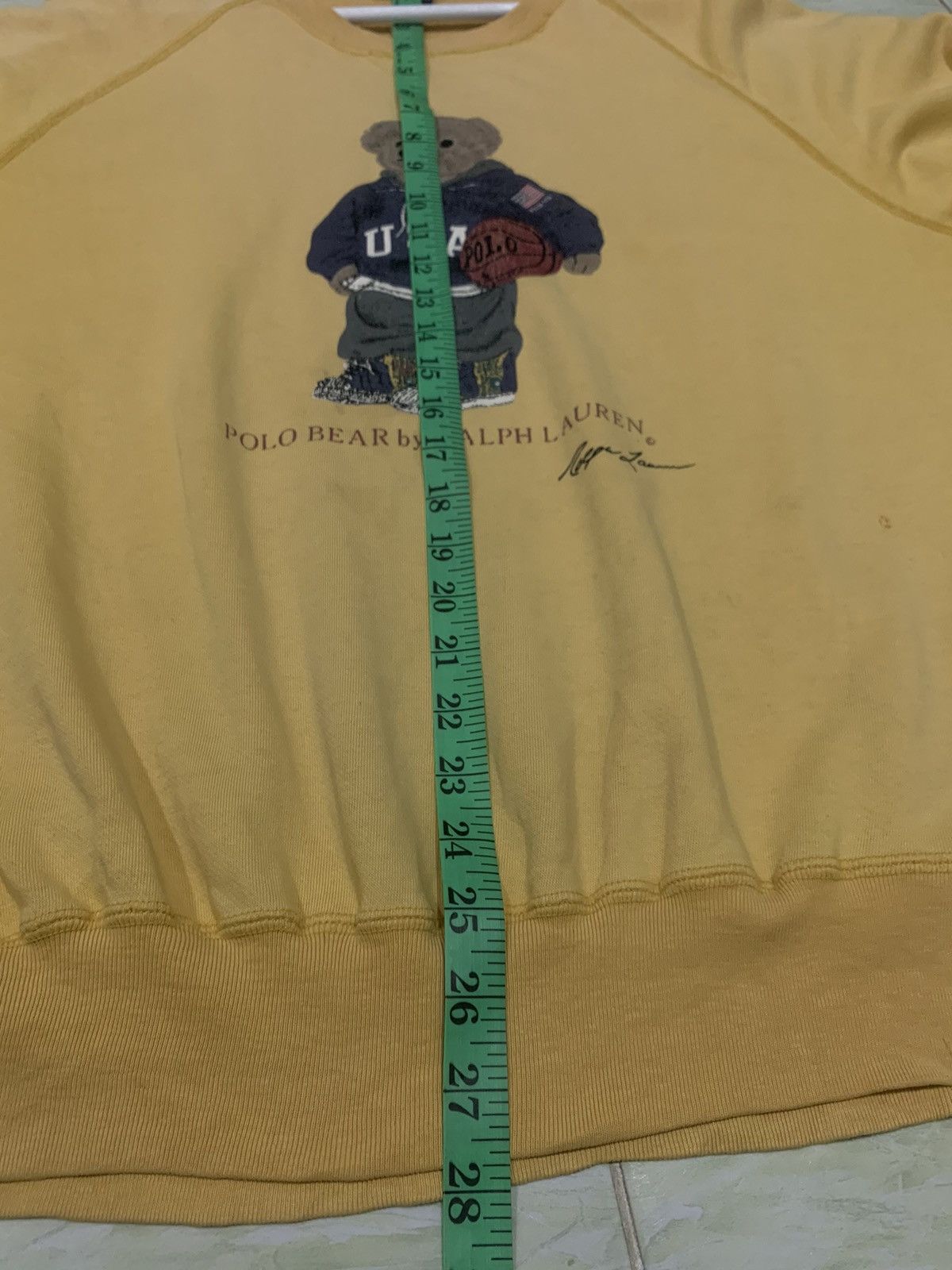 Polo Ralph Lauren × RRL Ralph Lauren × Ralph Lauren Vintage Polo Bear By Polo Ralph Lauren Sweatshirt Distress Size US L / EU 52-54 / 3 - 16 Thumbnail