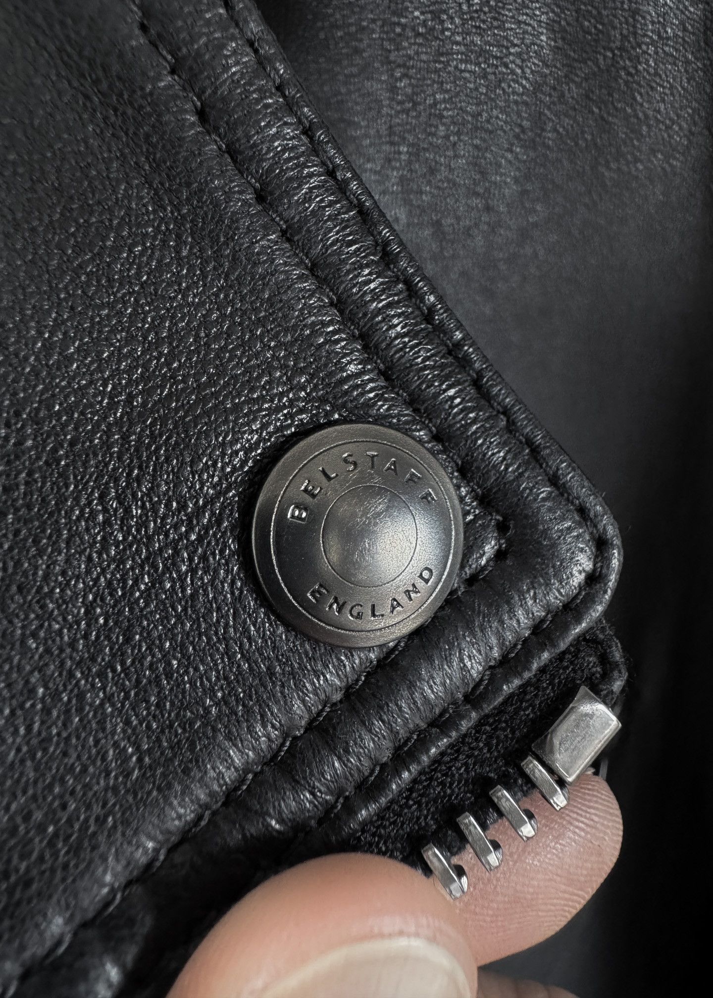 Belstaff Belstaff Black Lambskin Leather Fenway Biker Jacket Size US XL / EU 56 / 4 - 7 Thumbnail