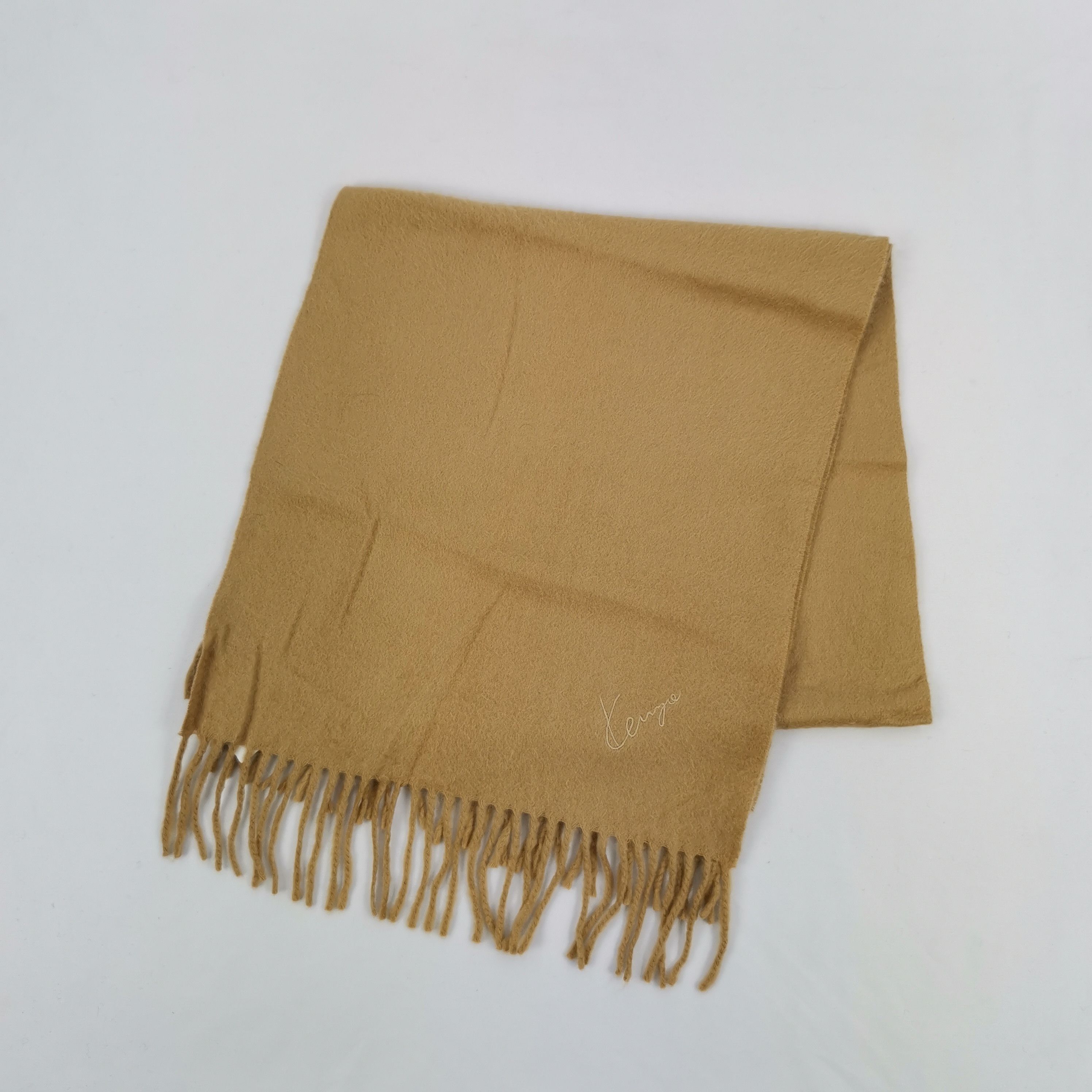 Kenzo Vintage Kenzo Scarf Muffler Wool Cashmere Scarves Size ONE SIZE - 3 Thumbnail
