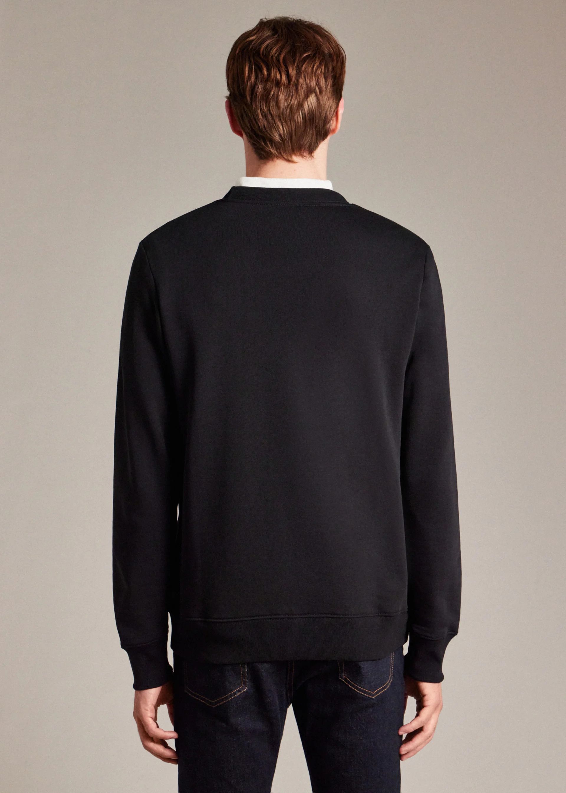 Paul Smith Black Cotton Embroidered Zebra Logo Sweatshirt Size US XL / EU 56 / 4 - 7 Thumbnail