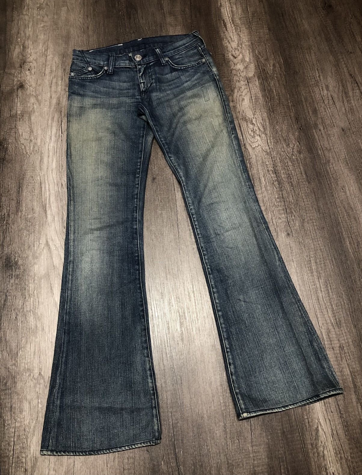 Rock & Republic × Victoria Beckham VICTORIA BECKHAM FOR ROCK & REPUBLIC FLARE JEANS Size 28" / US 6 / IT 42 - 2 Thumbnail