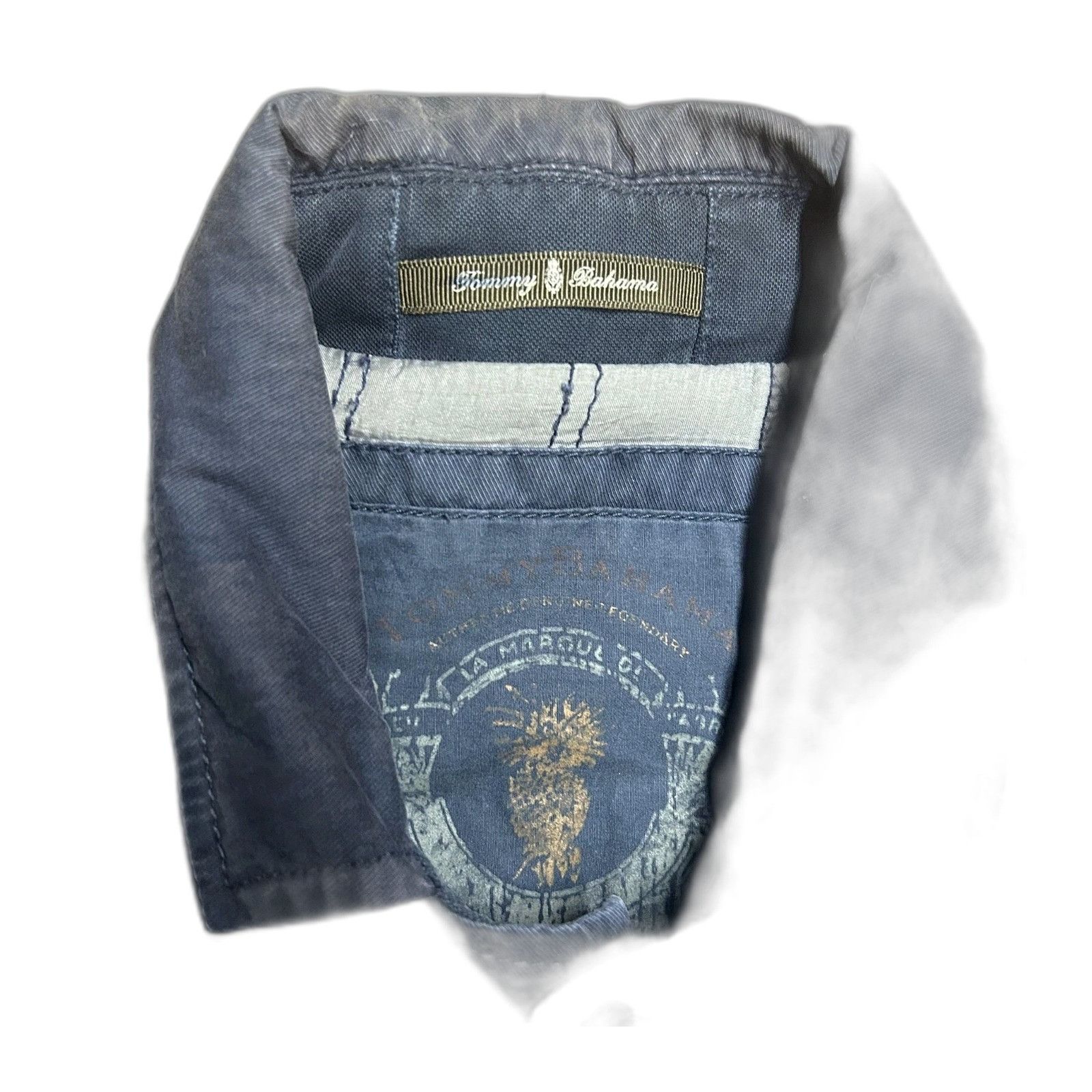 Tommy Bahama Tommy Bahama Utility Field Jacket Mens L Blue Cotton Nylon C Size US L / EU 52-54 / 3 - 3 Thumbnail