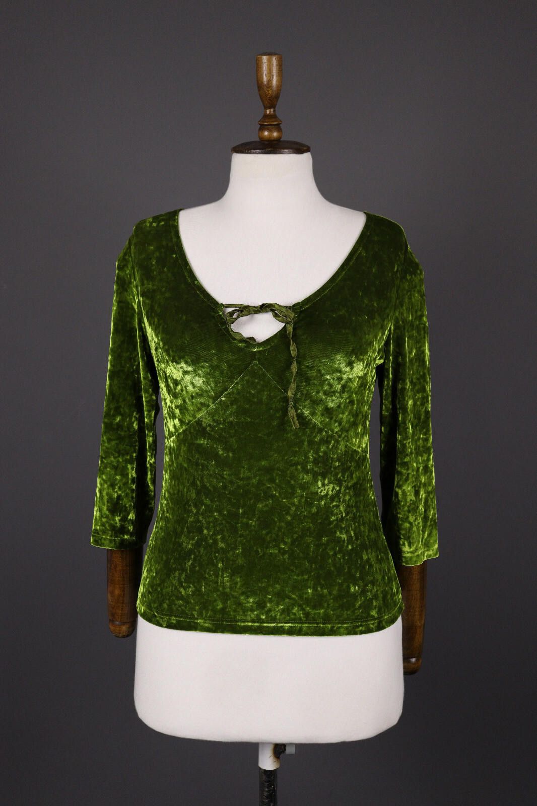 Carlo Colucci Carlo Colucci Women Green Designer Top Shirt Size 36 Size M / US 6-8 / IT 42-44 - 1 Thumbnail