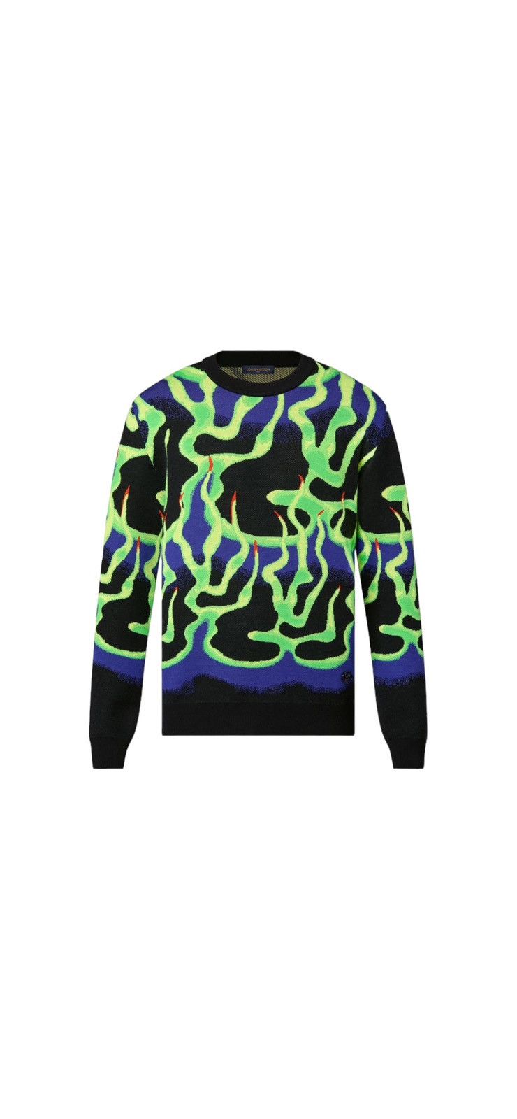 image of Louis Vuitton Graphic Crewneck, Men's (Size Small)