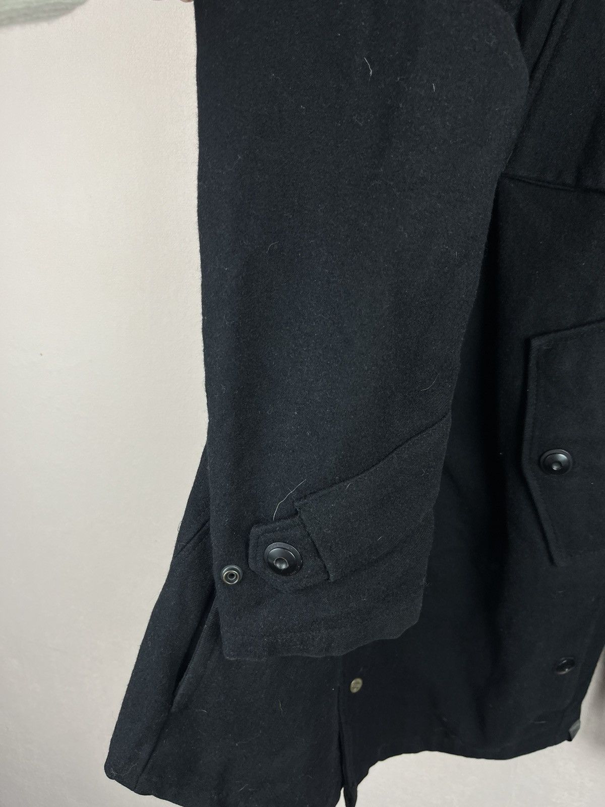G-Star G Star Wool Hooded Coat Jacket Black Size L Size US L / EU 52-54 / 3 - 8 Thumbnail