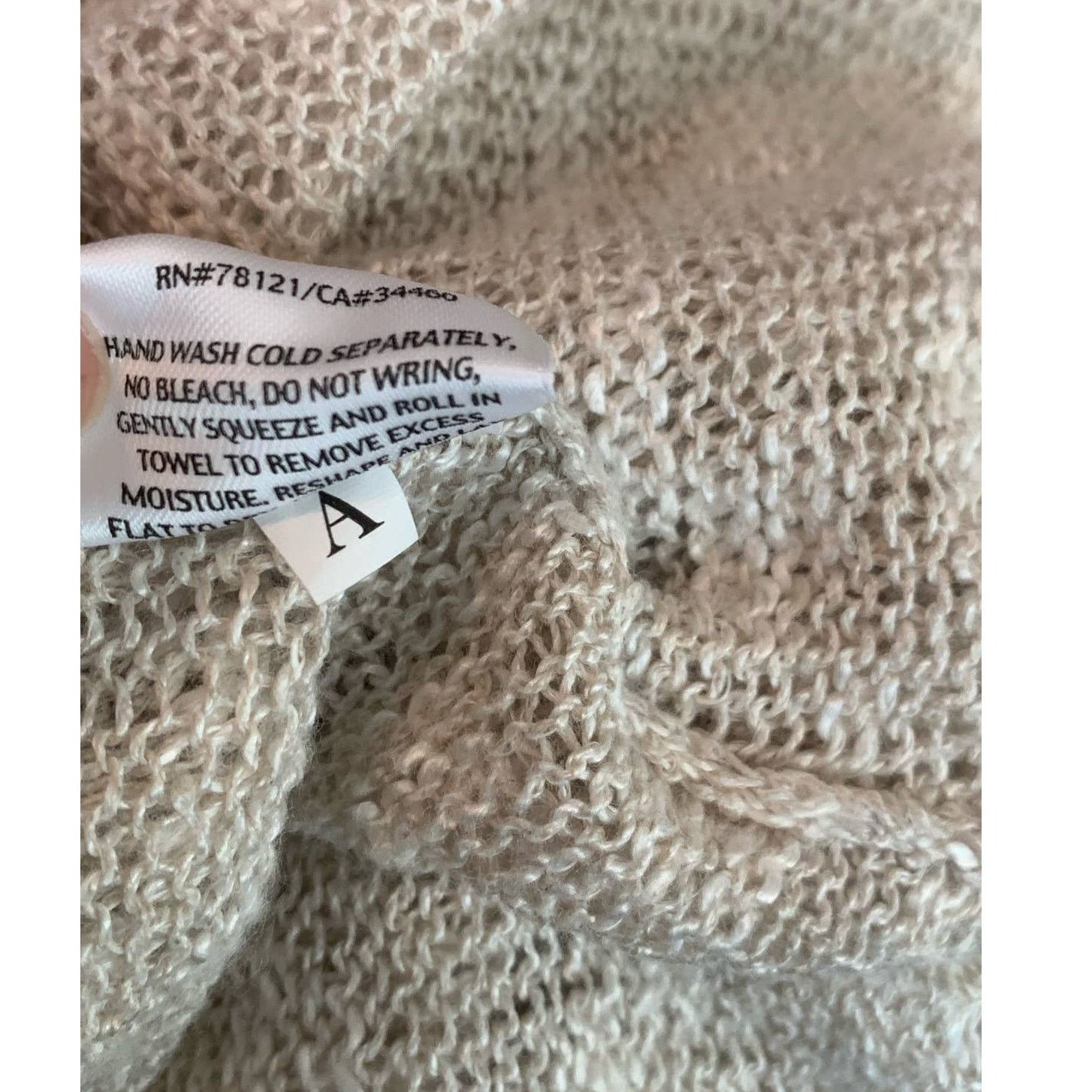 Eileen Fisher Eileen Fisher beige long sleeves open cardigan size Small Size S / US 4 / IT 40 - 5 Thumbnail
