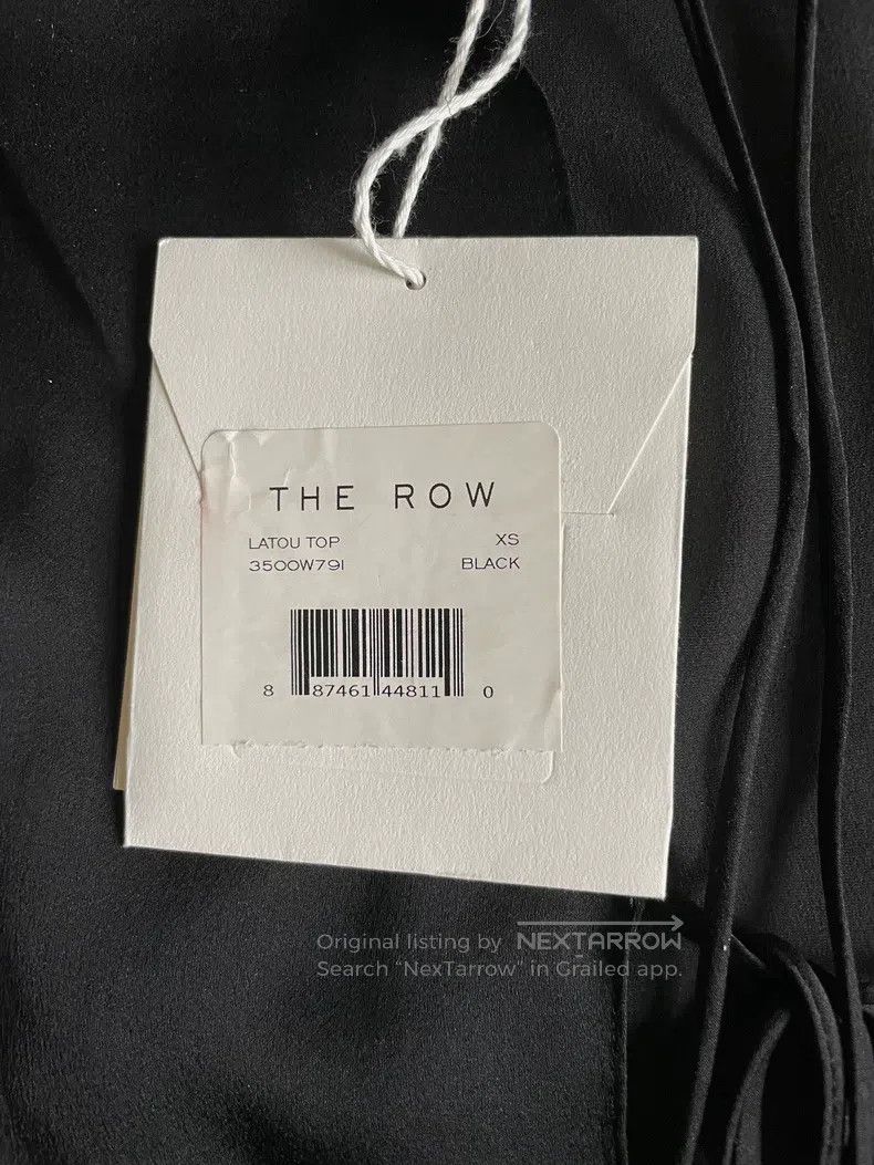 The Row The Row Black silk shirt with lantern sleeves Size XS / US 0-2 / IT 36-38 - 6 Thumbnail