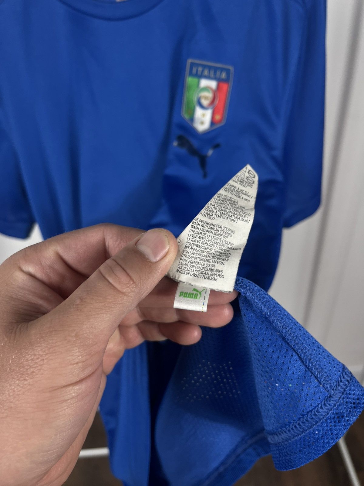 Puma Puma Italy National Team Jersey Blue FIGC Shirt Size L Size US L / EU 52-54 / 3 - 7 Thumbnail