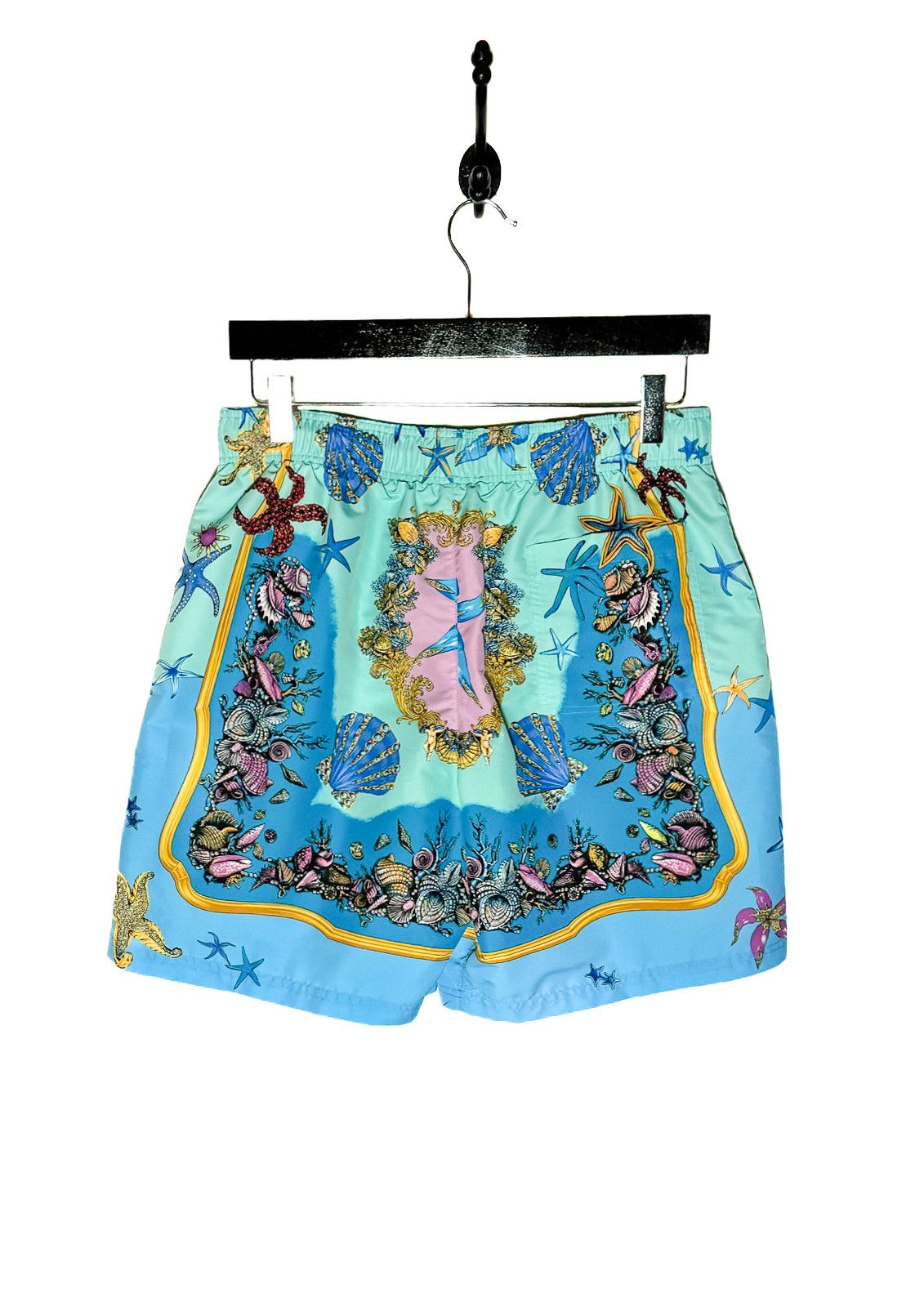 Versace Versace Blue Trésor De La Mer Print Swim Trunks Size US 30 / EU 46 - 5 Thumbnail