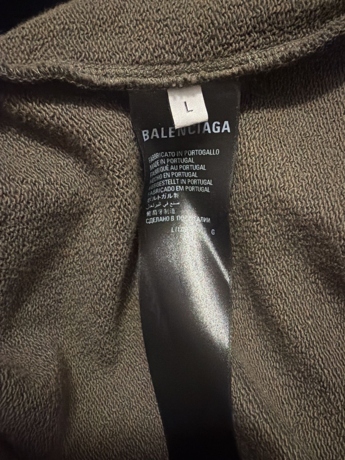 Balenciaga Balenciaga Olive Campaign Cotton Sweat Shorts Size US 36 / EU 52 - 4 Thumbnail