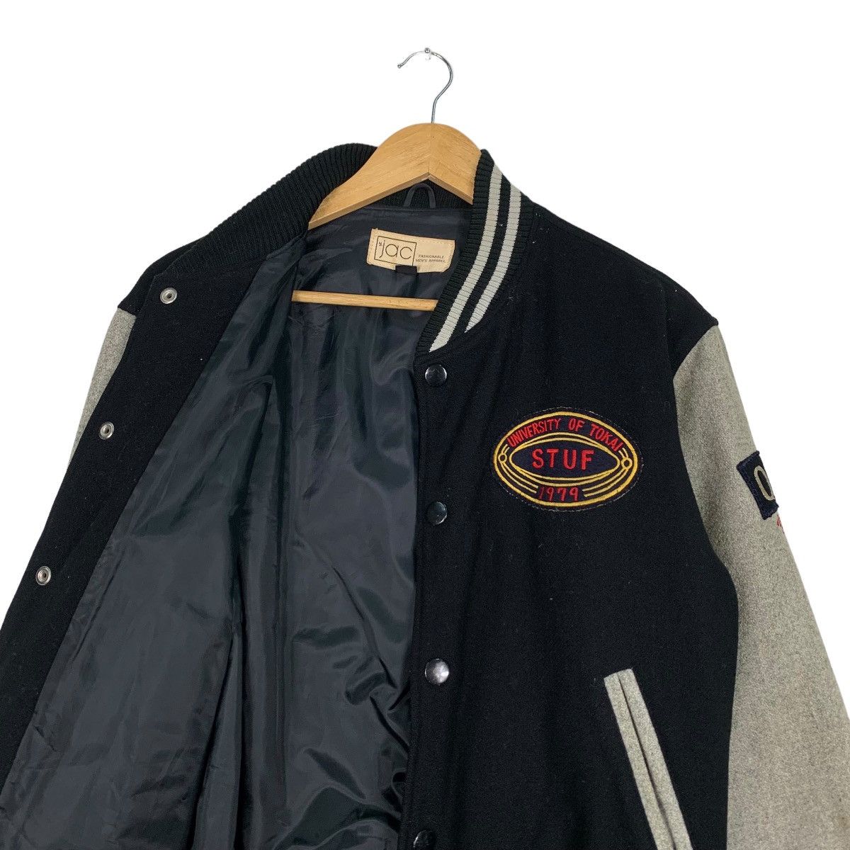 Japanese Brand y.jac UNIVERSITY OF TOKAI Wool Varsity Jacket #1061-C48 Size US L / EU 52-54 / 3 - 10 Thumbnail