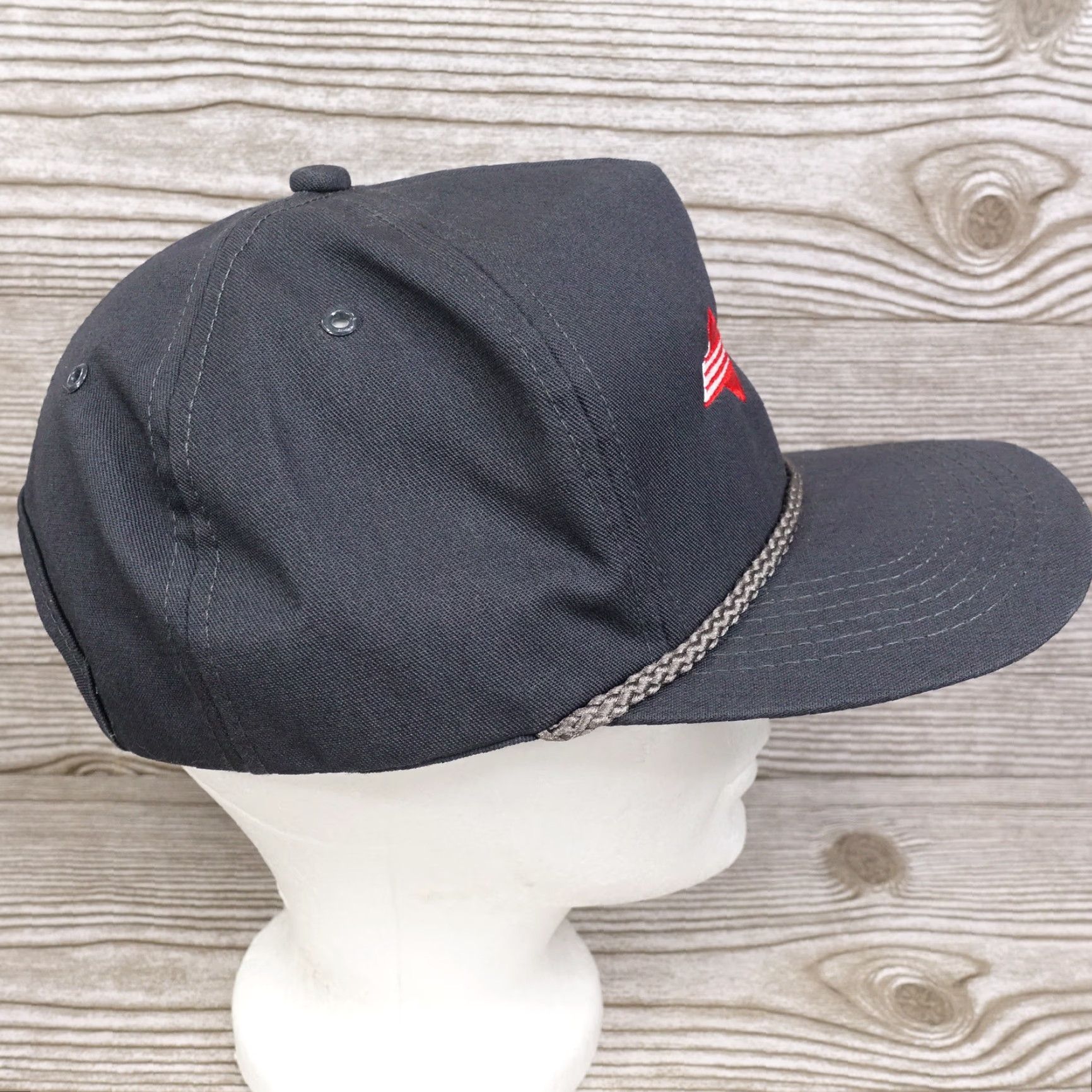 Logo 7 VINTAGE Unitog Baseball Hat Cap – Adjustable Snapback, Rope Braid, Gray, Unisex Adult, Casual Style, 90s Inspired Size ONE SIZE - 5 Thumbnail
