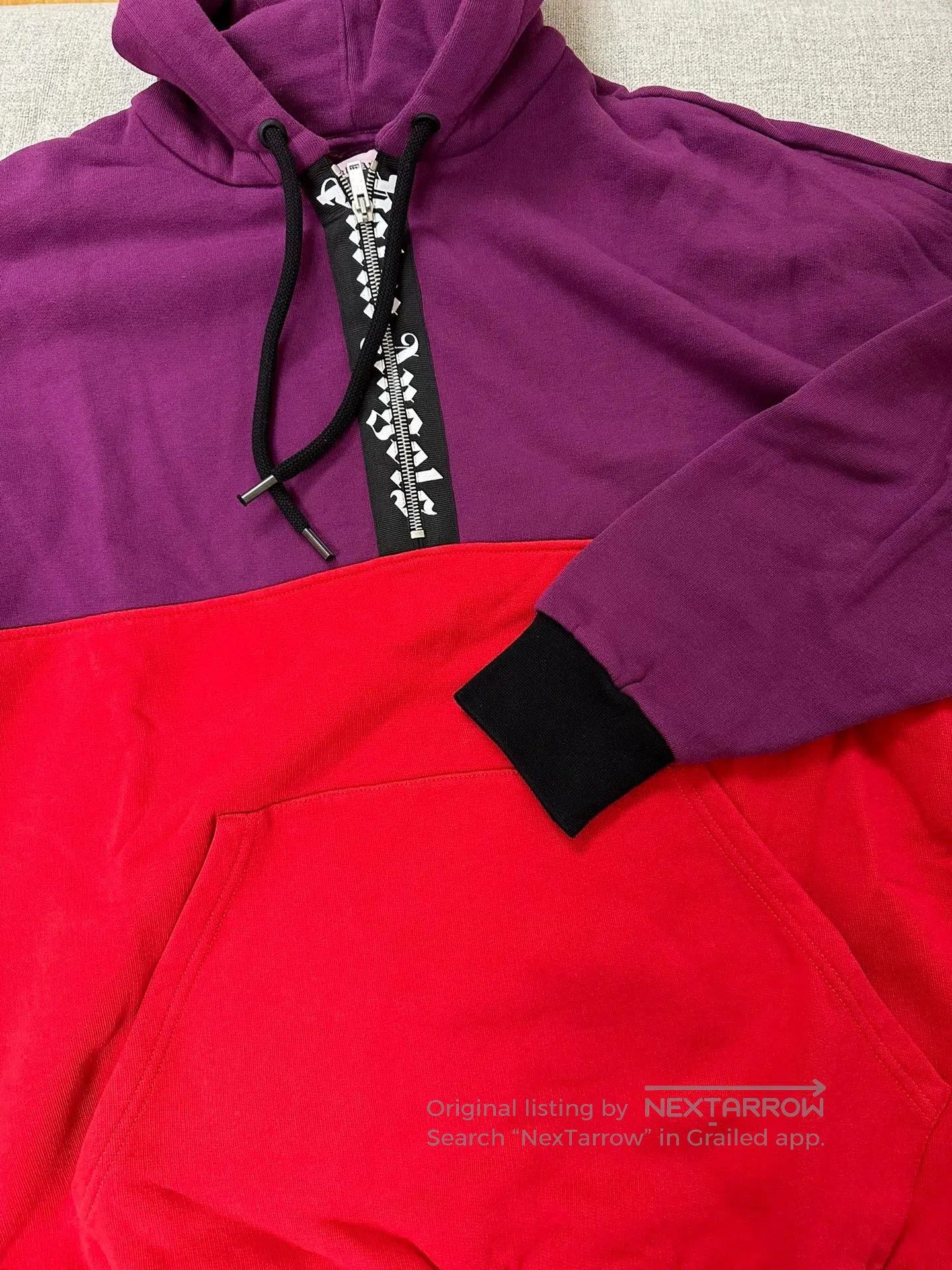 Palm Angels Palm Angels Spliced Zip Hoodie Jacket. Size US M / EU 48-50 / 2 - 4 Thumbnail