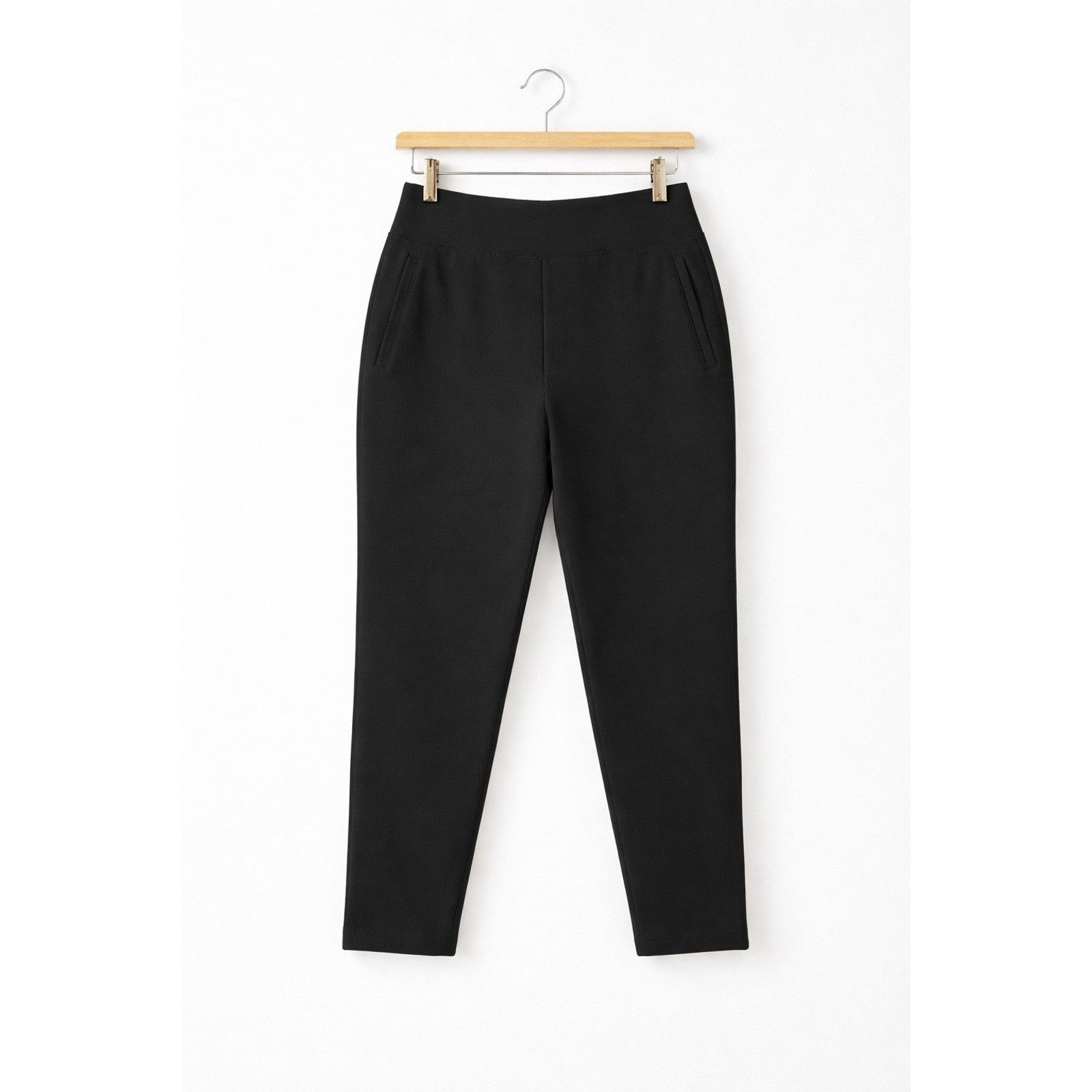 Athleta Athleta Endless High Rise Ankle Pants Women 12 Black Pull On Size 34" / US 12 / IT 48 - 1 Thumbnail