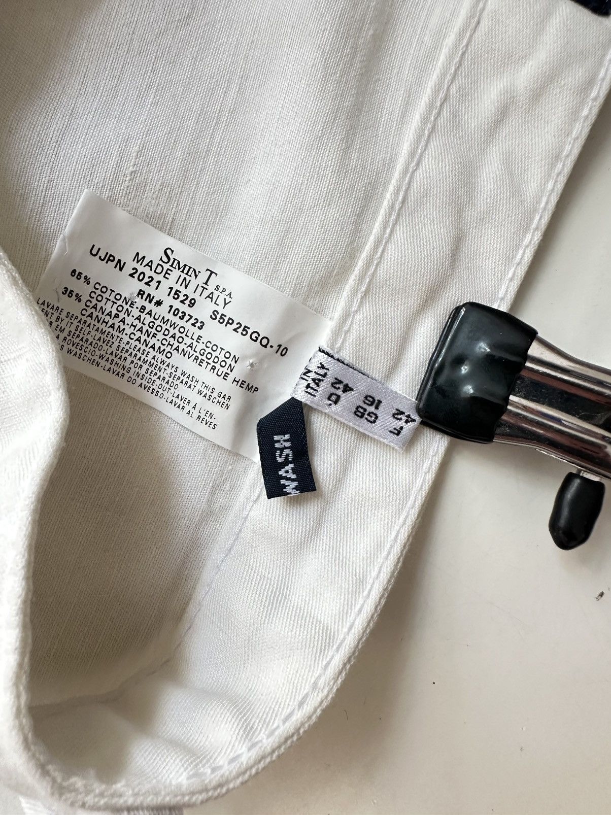 Giorgio Armani Armani Jeans Vintage Hemp Blend Lightweight WMNS Pants 12 Size 34" / US 12 / IT 48 - 8 Thumbnail