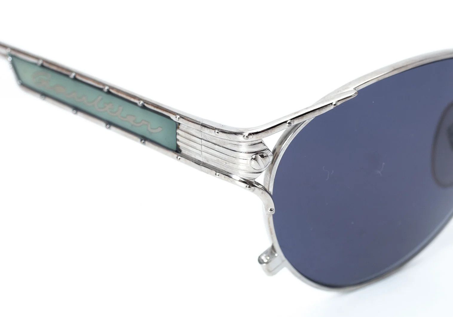 Jean Paul Gaultier Side Window Frame Sunglasses in Silver 50-18-140 Size ONE SIZE - 3 Thumbnail