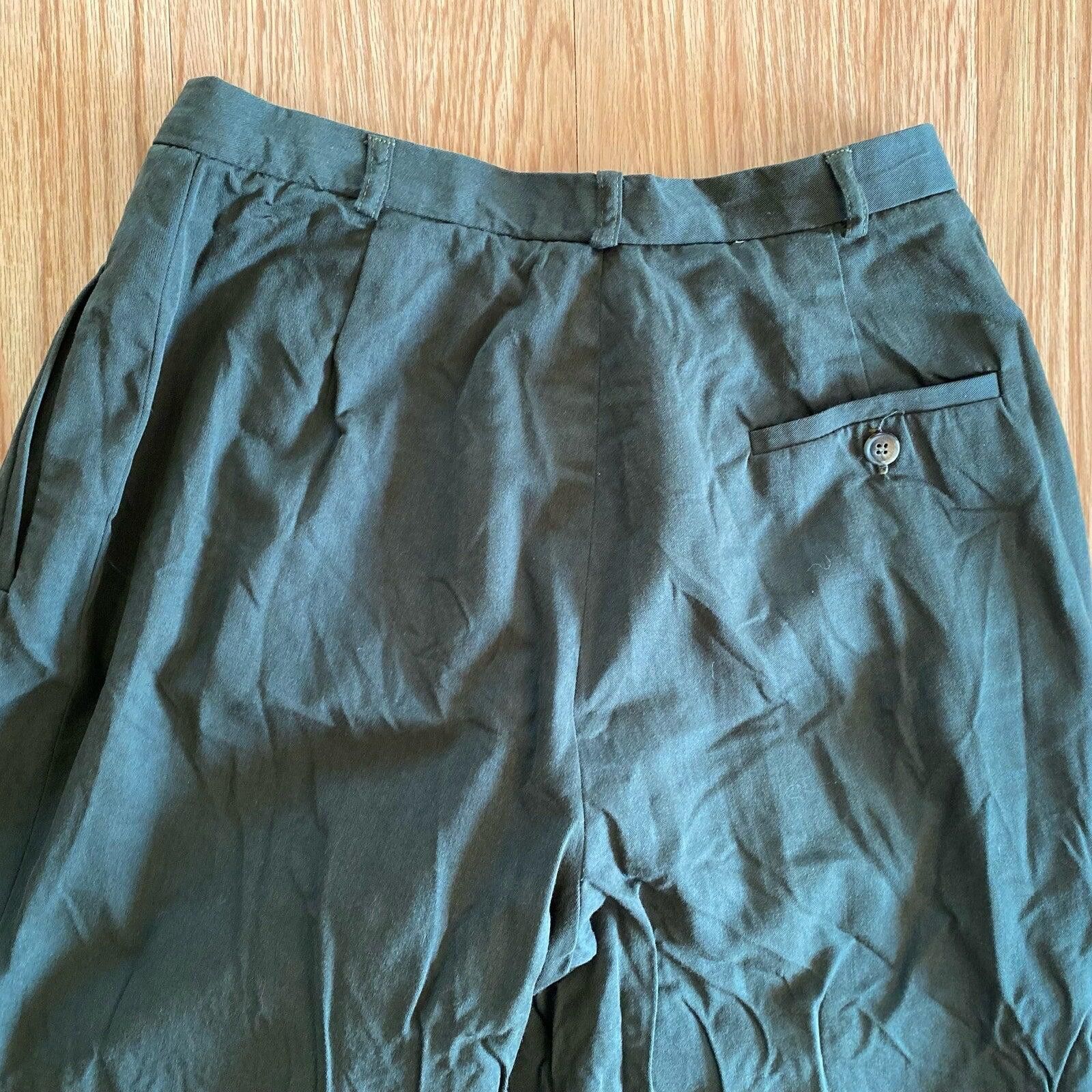 Evan Picone Evan Picone Vintage Green Trousers Pants Women 8 / 10 Medium Size 30" / US 8 / IT 44 - 9 Thumbnail