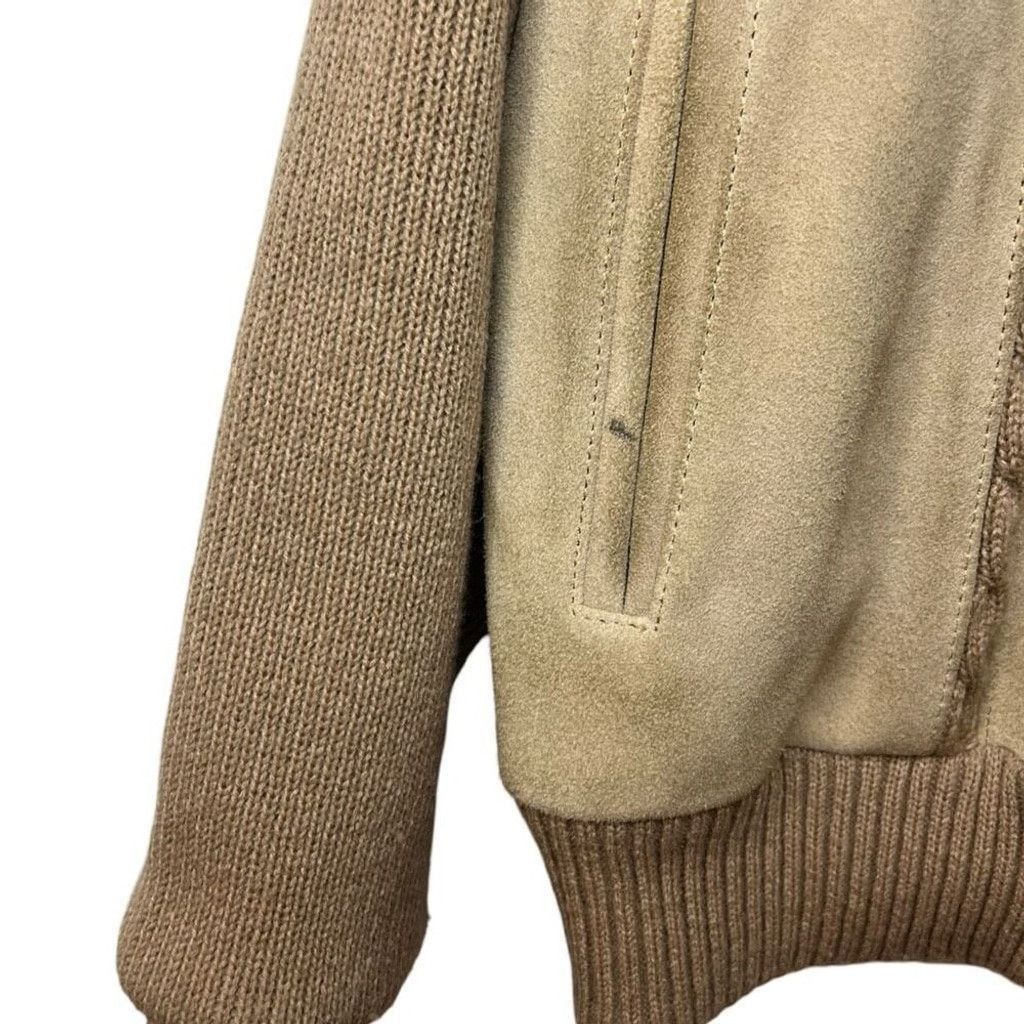 Vintage Vtg 90s Outdoor Exchange Leather Suede Sweater Jacket Sz M Size US M / EU 48-50 / 2 - 3 Thumbnail