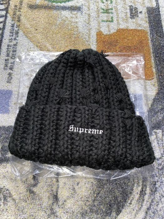 Supreme Supreme Hand Tied Beanie Black | Grailed