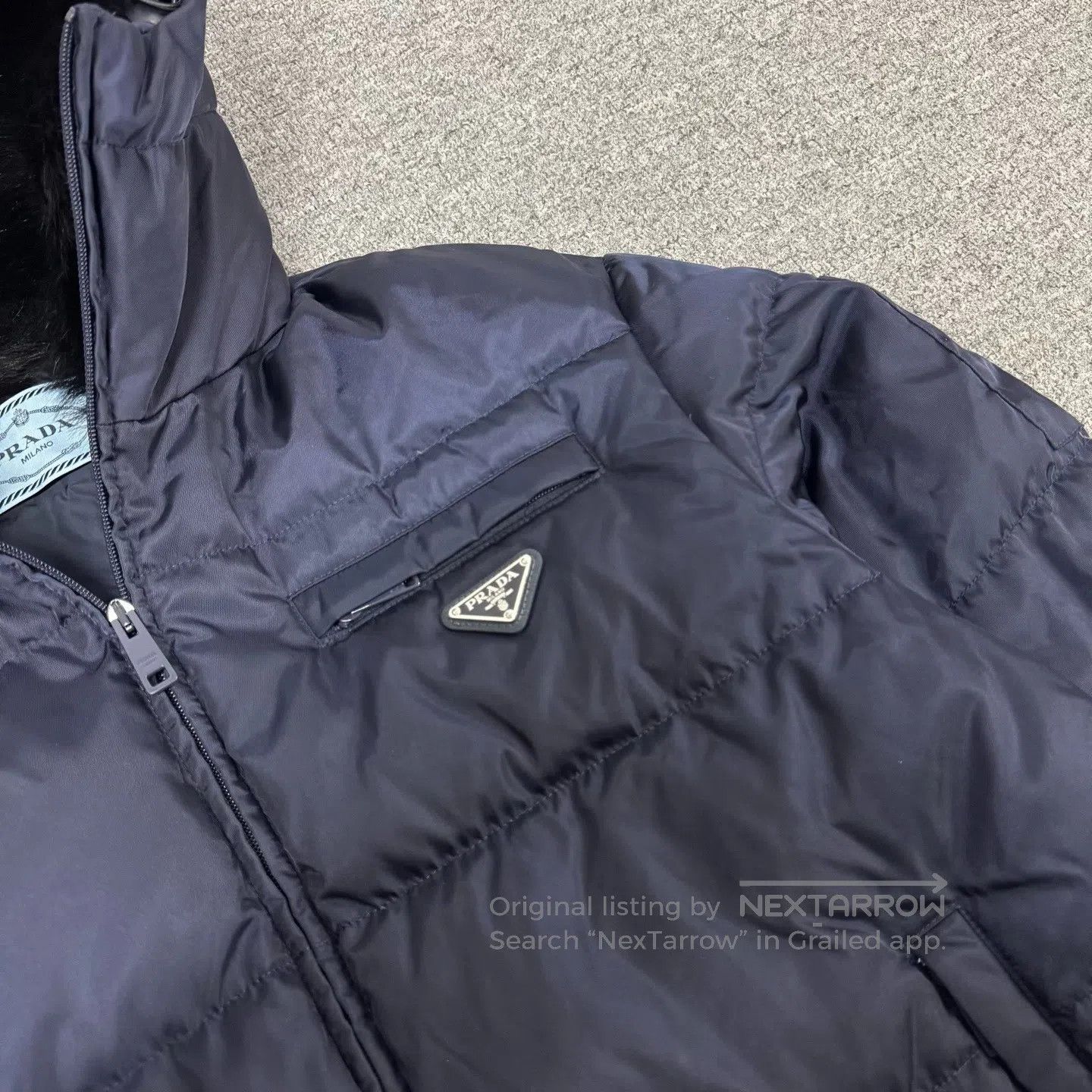 Prada Prada size 38 Delta-shaped logo hooded down jacket| Size US M / EU 48-50 / 2 - 4 Thumbnail
