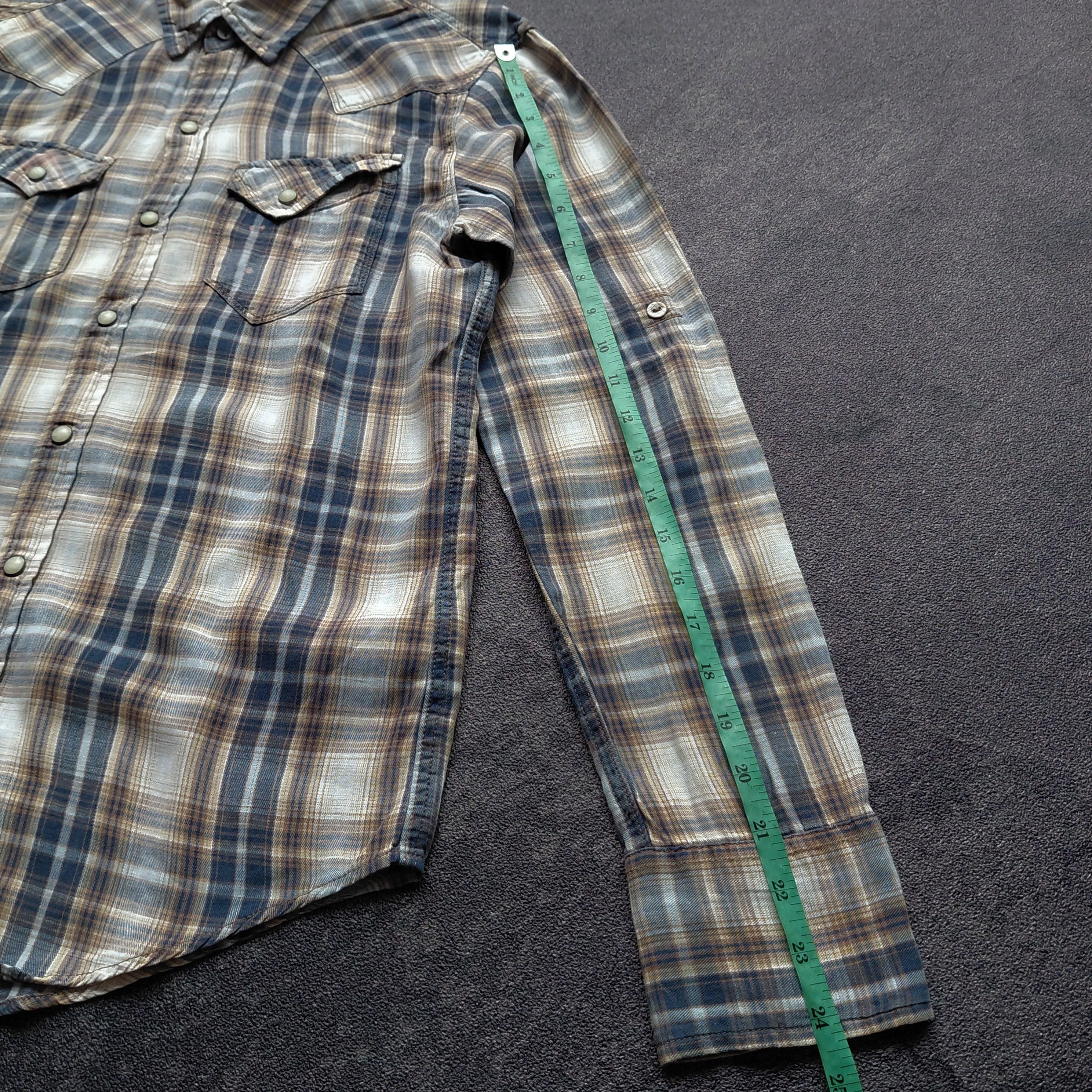 GOA GOA Stone Buttons Flanel Shirt Size US M / EU 48-50 / 2 - 10 Thumbnail