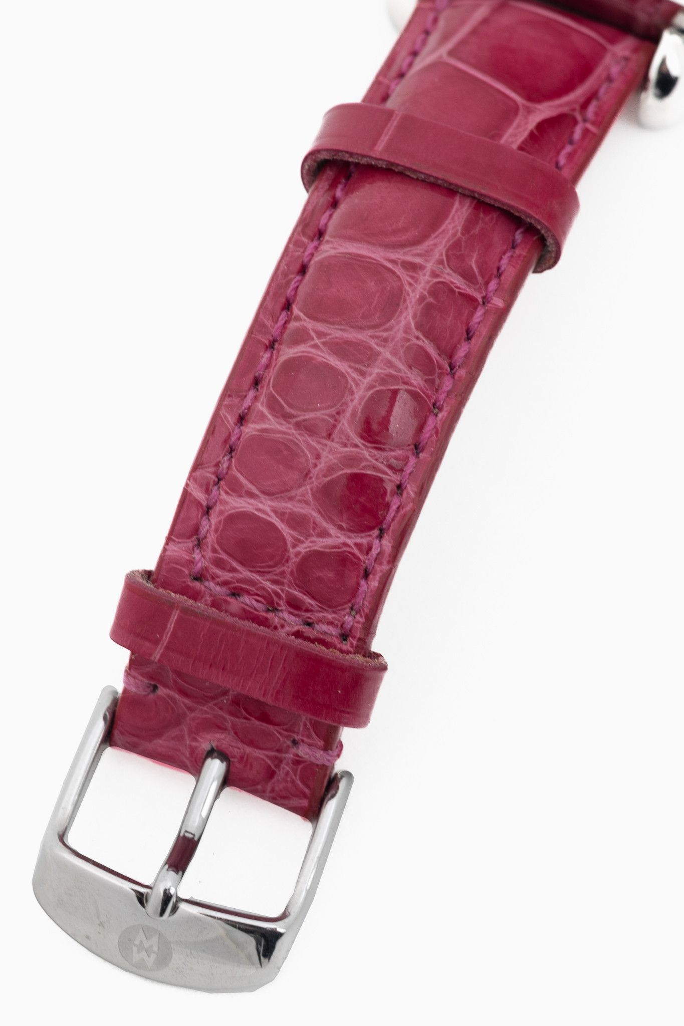 Other MICHELE Deco Diamond Chronograph Pink-Alligator-Strap Watch Size ONE SIZE - 5 Thumbnail
