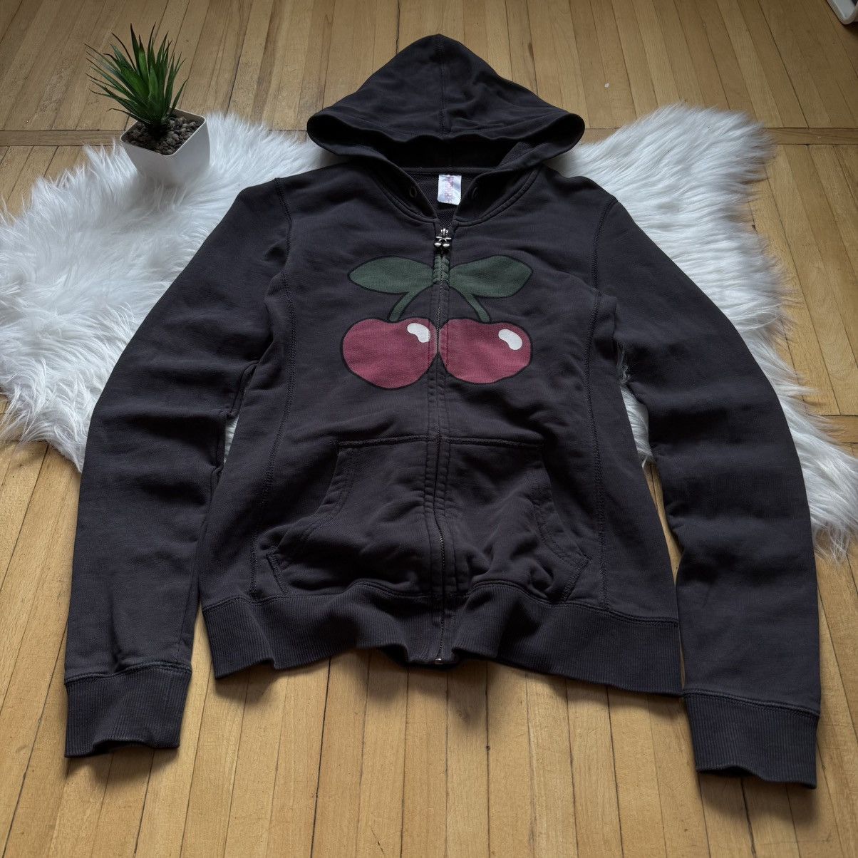 Hysteric Glamour 📌 Vintage Pacha Ibiza Cherrys Y2K Zip Up Hoodie Size S / US 4 / IT 40 - 6 Thumbnail