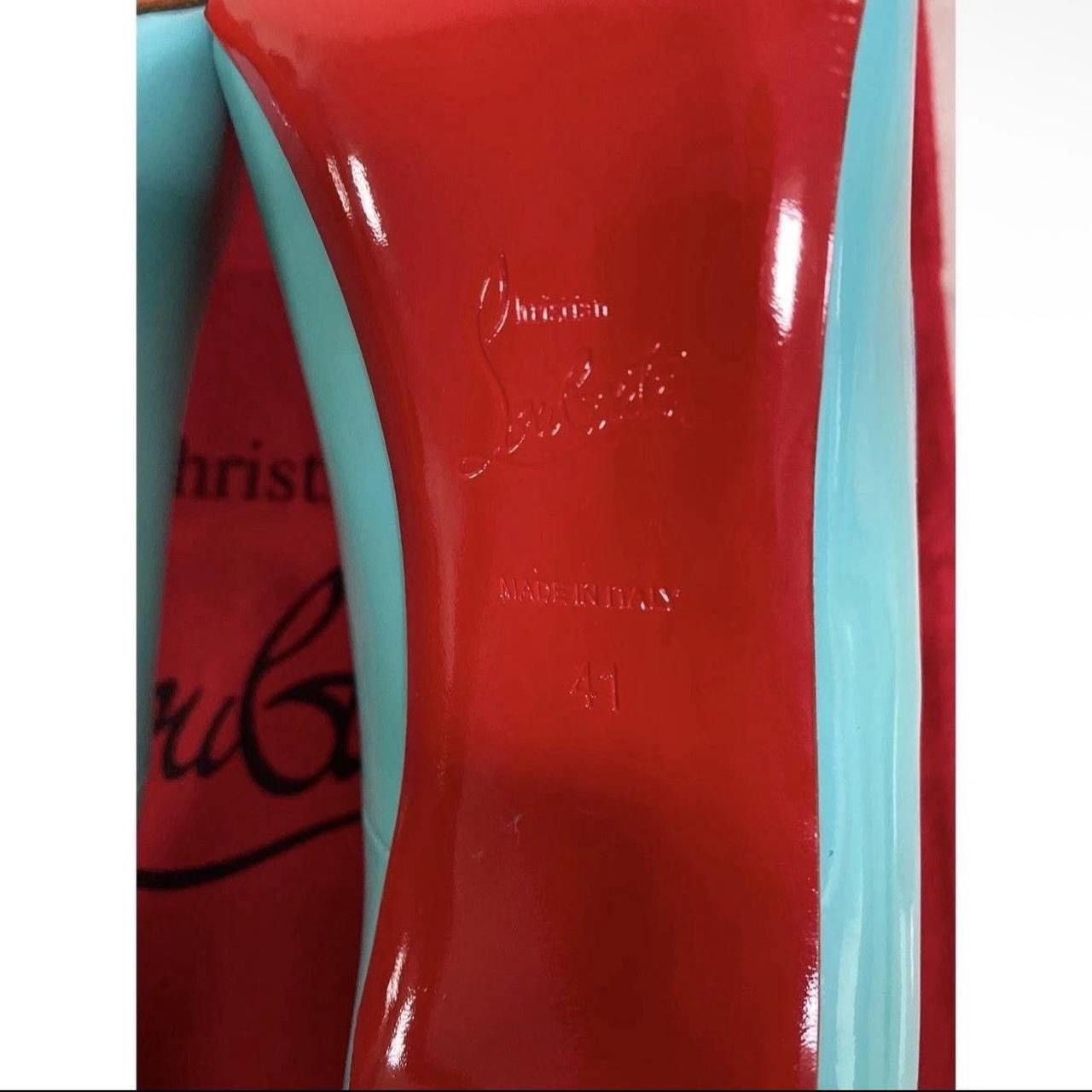 Christian Louboutin Christian Louboutin Seagreen Heels Size US 10 / IT 40 - 3 Thumbnail