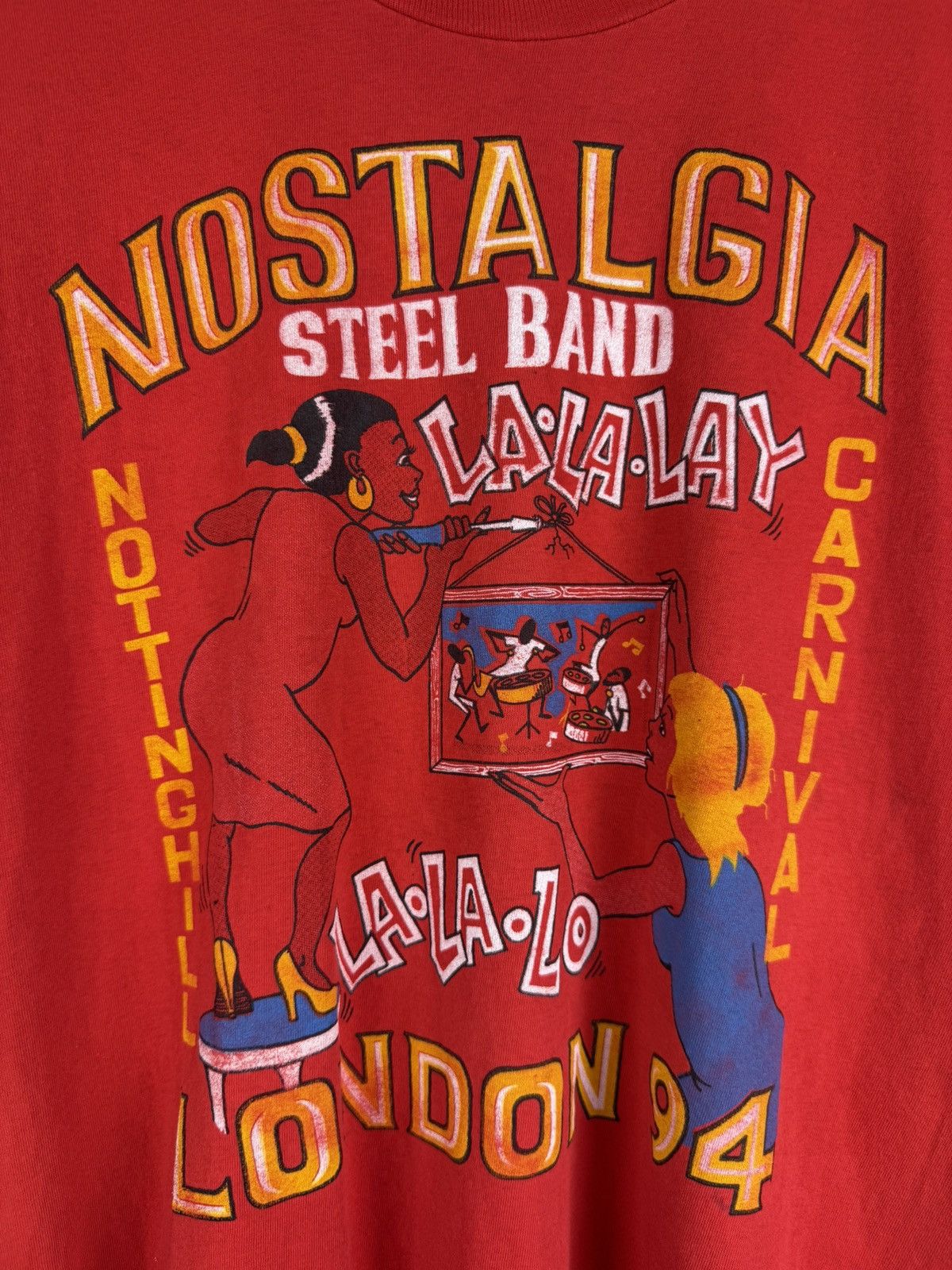Vintage Nostalgia Steel Band Vintage London 94 T Shirt Tee Size ~ XL Size US XL / EU 56 / 4 - 8 Thumbnail