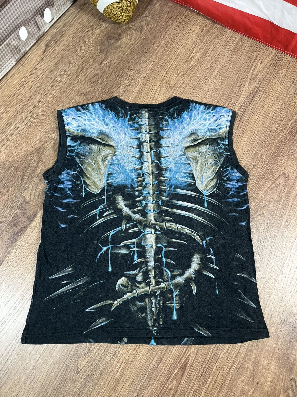 Band Tees Vintage Spiral Skull💀 T Shirt Size US M / EU 48-50 / 2 - 6 Thumbnail