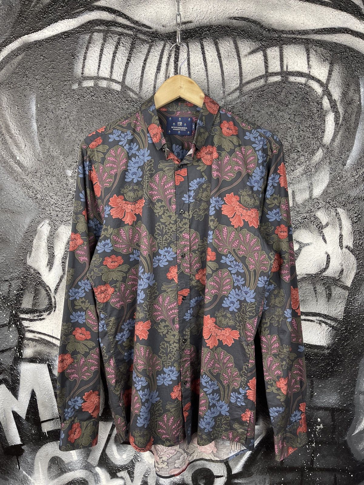 Scotch & Soda Scotch & Soda Amsterdam Couture Slim Fit Button Up Shirt Size L Size US L / EU 52-54 / 3 - 3 Thumbnail
