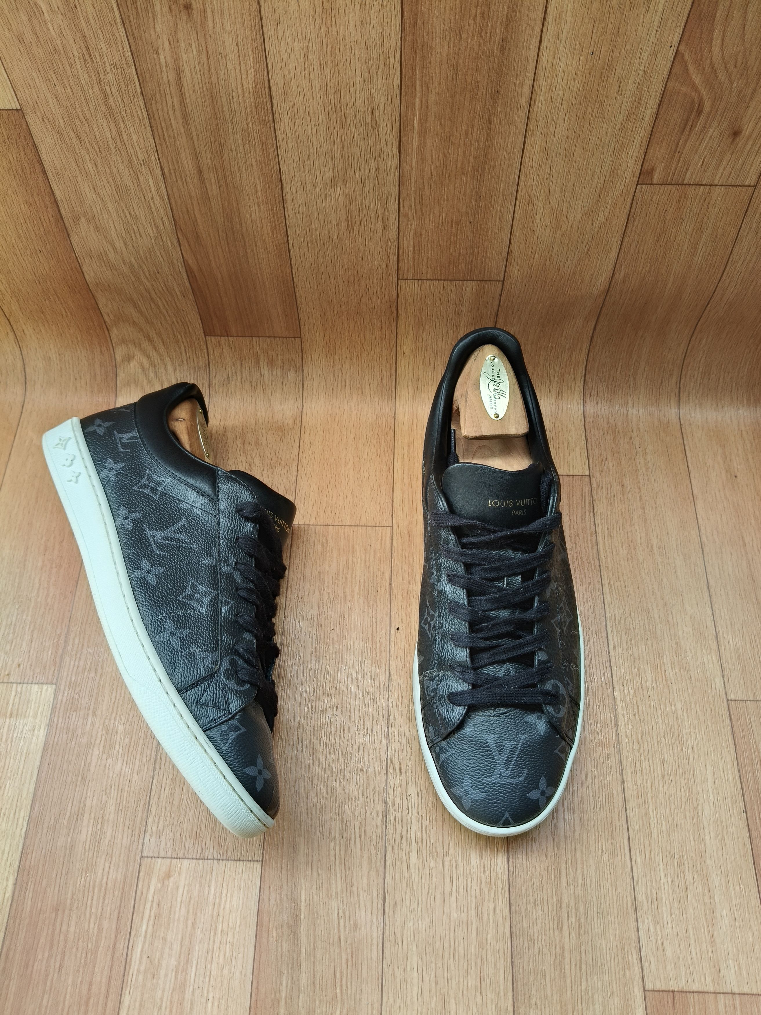 Louis Vuitton 🔵 Louis Vuitton Luxembourg monogram low top sneakers Size US 7.5 / EU 40-41 - 9 Thumbnail