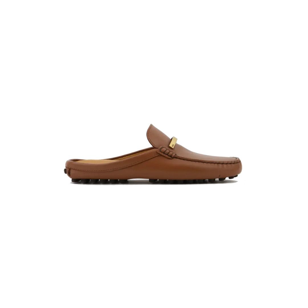 Tod's o1s22i1n0325 Calfskin Slip-on Loafers in Brown Size US 10 / IT 40 - 1 Thumbnail