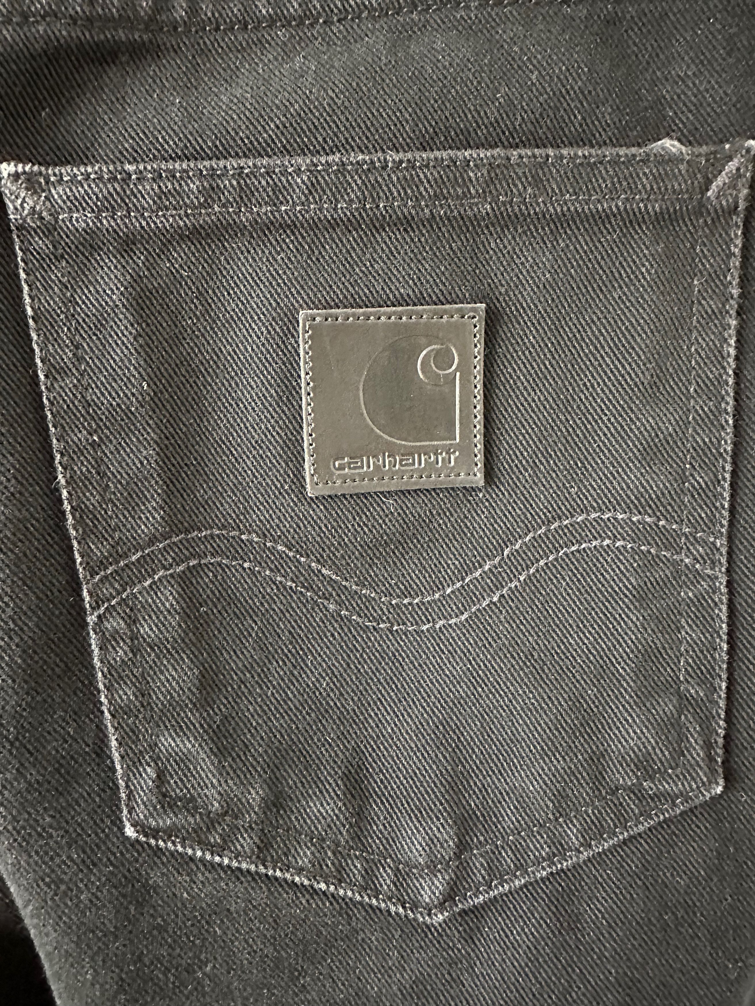 Carhartt Carhartt Wip Texas pant black denim jeans pants Size US 32 / EU 48 - 6 Thumbnail