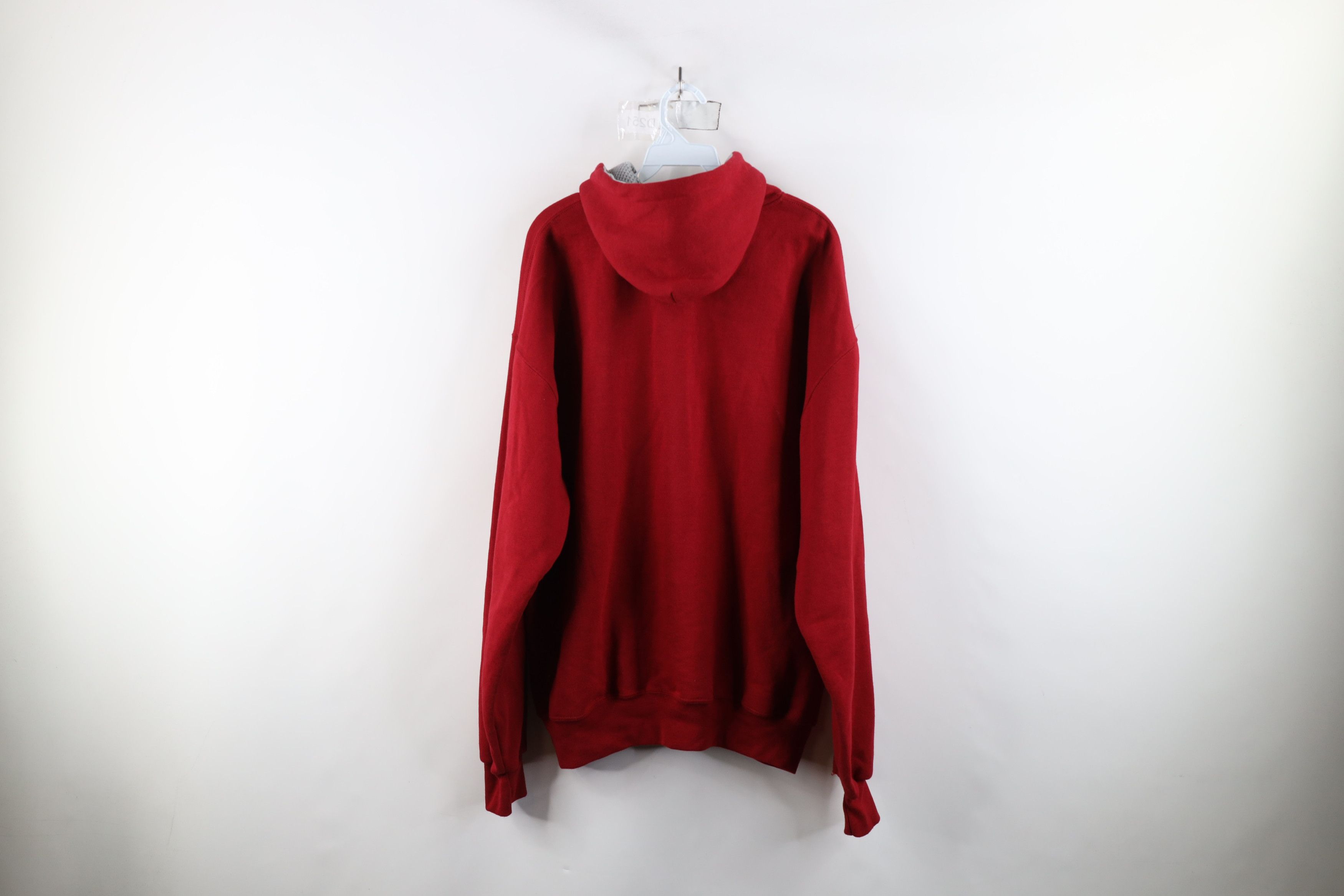 Russell Athletic × Vintage Vintage 90s Russell Athletic Henley Hoodie Sweatshirt USA Size US XL / EU 56 / 4 - 12 Thumbnail