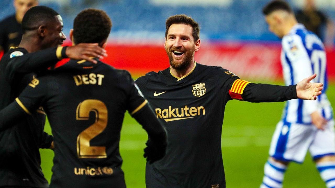 Nike Barcelona 20/21 away shirt #10 Messi Size US L / EU 52-54 / 3 - 10 Thumbnail