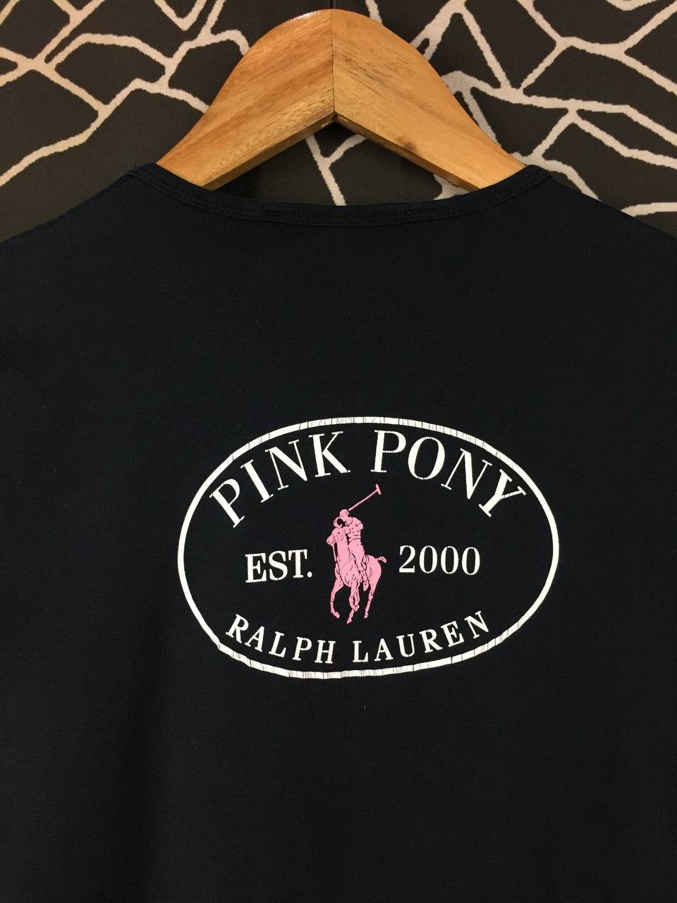 Ralph Lauren Vtg Ralph Lauren Pink Pony Big Logo Made In Usa Tee Size M / US 6-8 / IT 42-44 - 3 Thumbnail