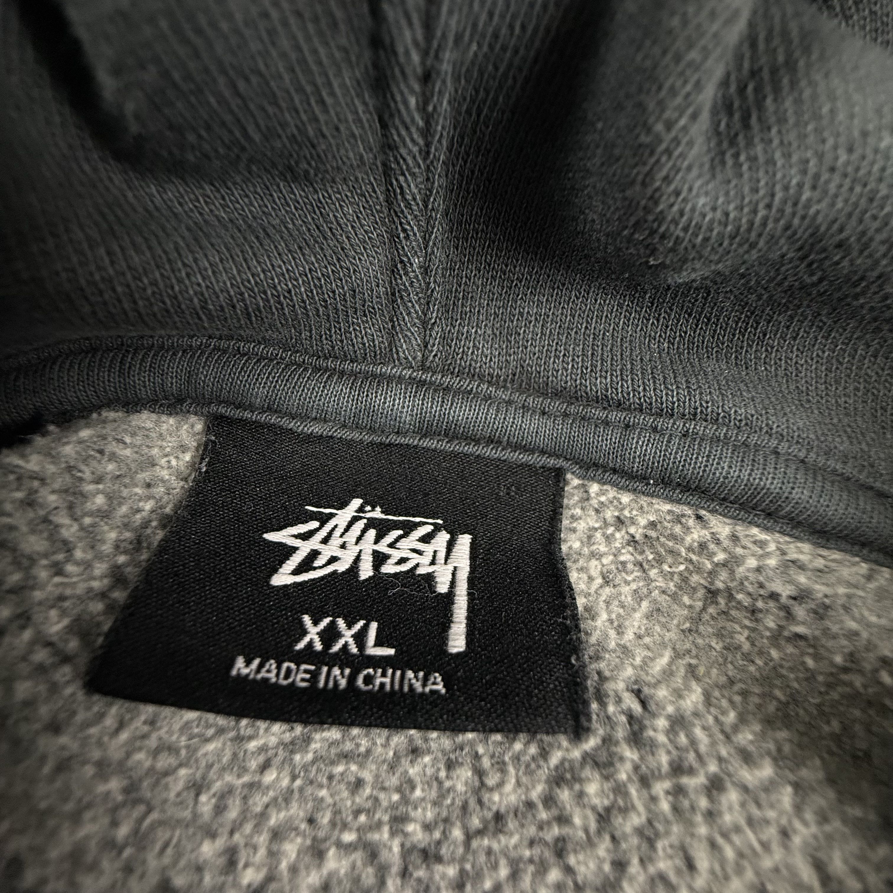 Stussy Stussy Basic Logo Hoodie Faded Black XXL Pullover Sweatshirt Size US XXL / EU 58 / 5 - 5 Thumbnail