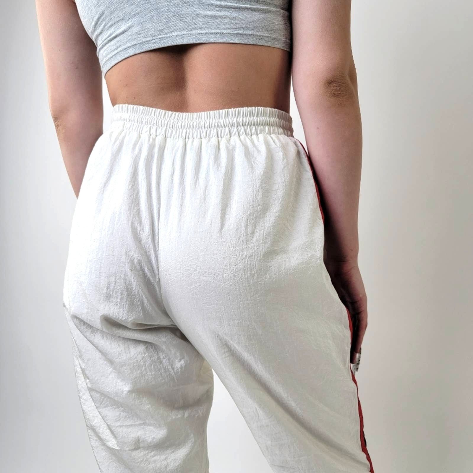 Boast Boast USA Striped Colorblock WarmUp Jersey Lined Track Pants Size US 30 / EU 46 - 4 Thumbnail