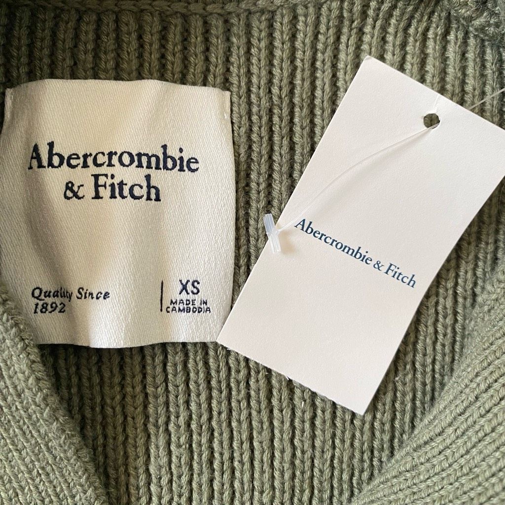 Abercrombie & Fitch Abercrombie & Fitch women XS collared V-cut Longsleeve knit Size XS / US 0-2 / IT 36-38 - 7 Thumbnail