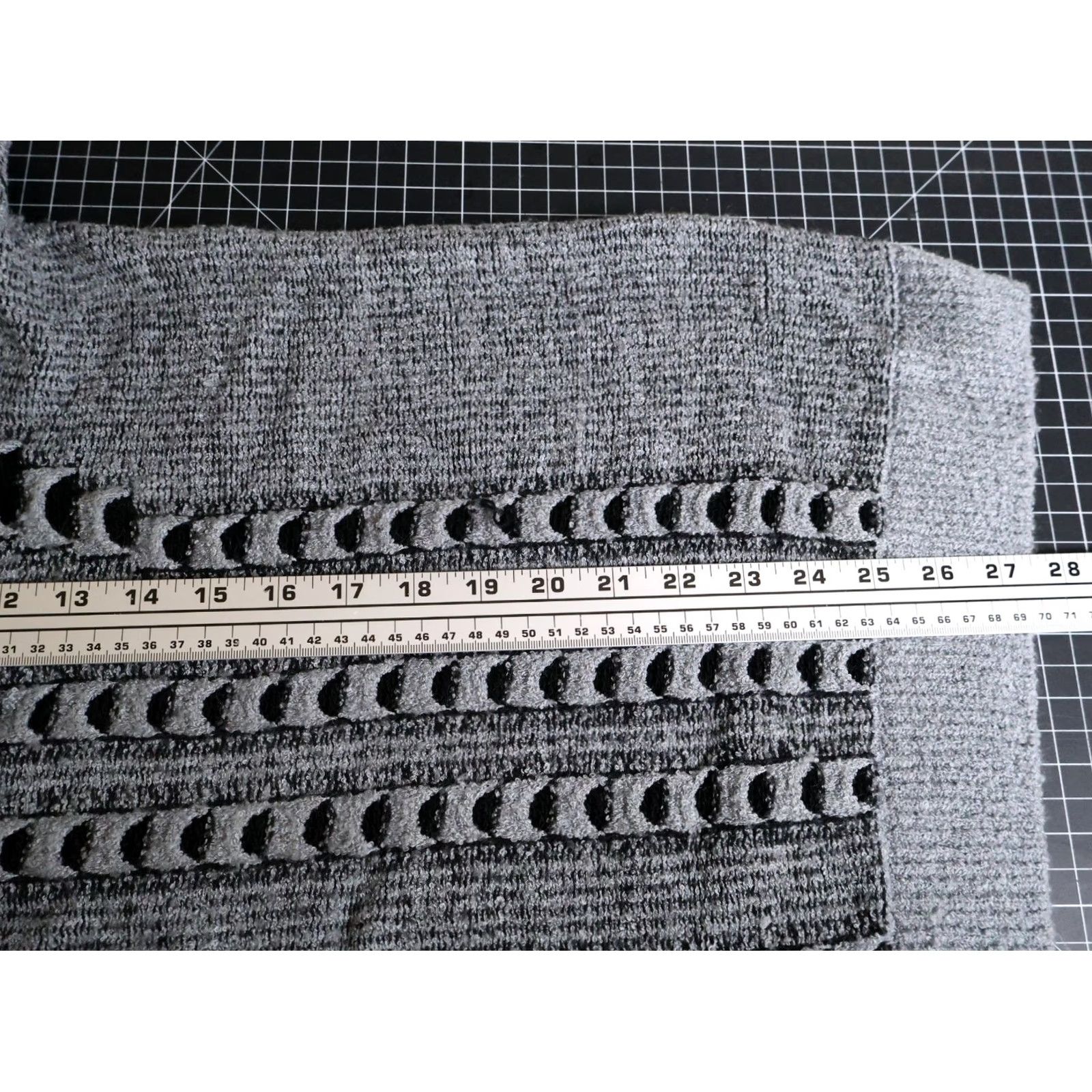 Vintage VINTAGE Protege Sweater Mens XL Gray Black Textured Knit Crewneck Acrylic VTG Size US XL / EU 56 / 4 - 6 Thumbnail
