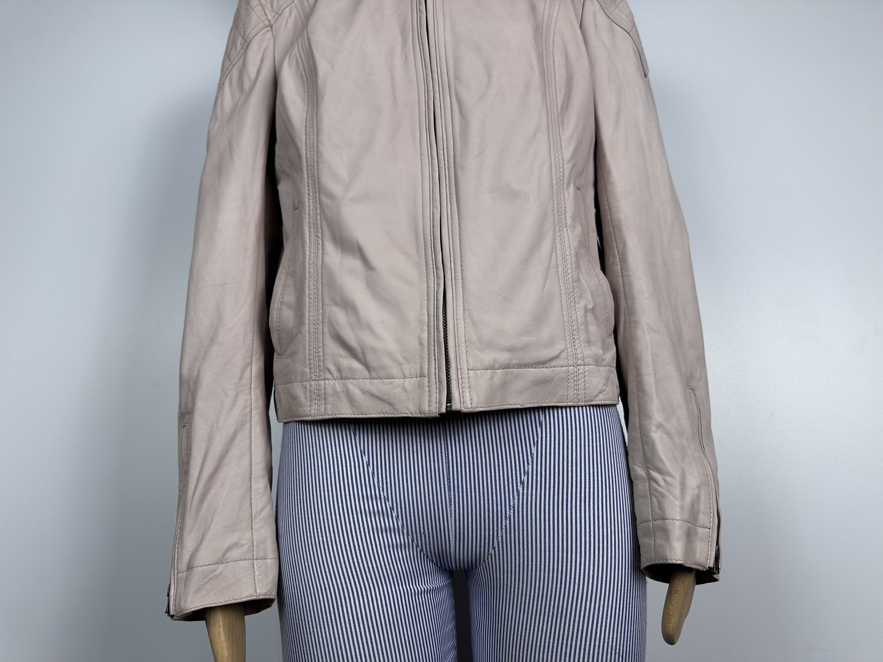 Reiss Reiss Women's Leather Jacket Soft Pinc Size M Size M / US 6-8 / IT 42-44 - 4 Thumbnail