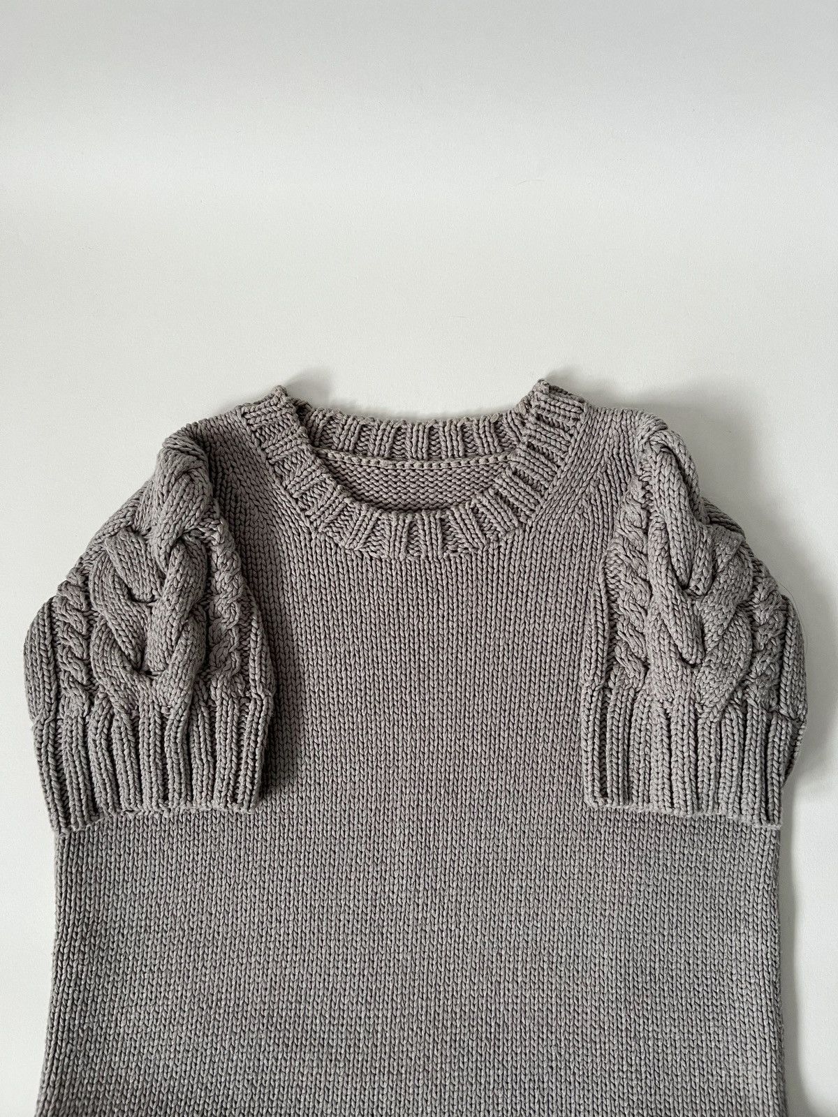 Beauty Beast BEAUTY:BEAST Vintage 90s Cable Knit Short Sleeved Sweater Size S / US 4 / IT 40 - 1 Thumbnail