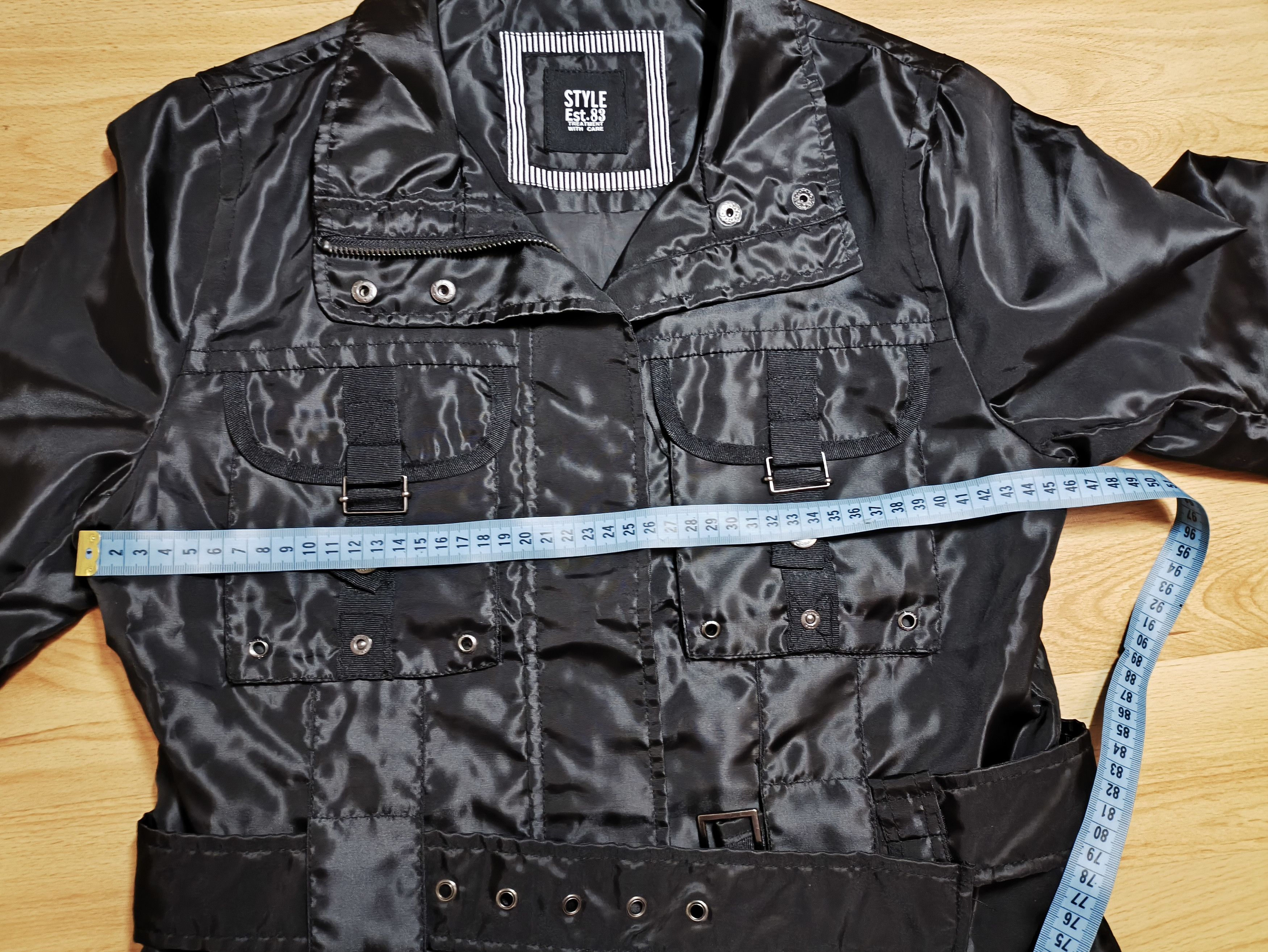 Other Street One women’s black rain jacket with zip, size EUR 38 Size M / US 6-8 / IT 42-44 - 9 Thumbnail