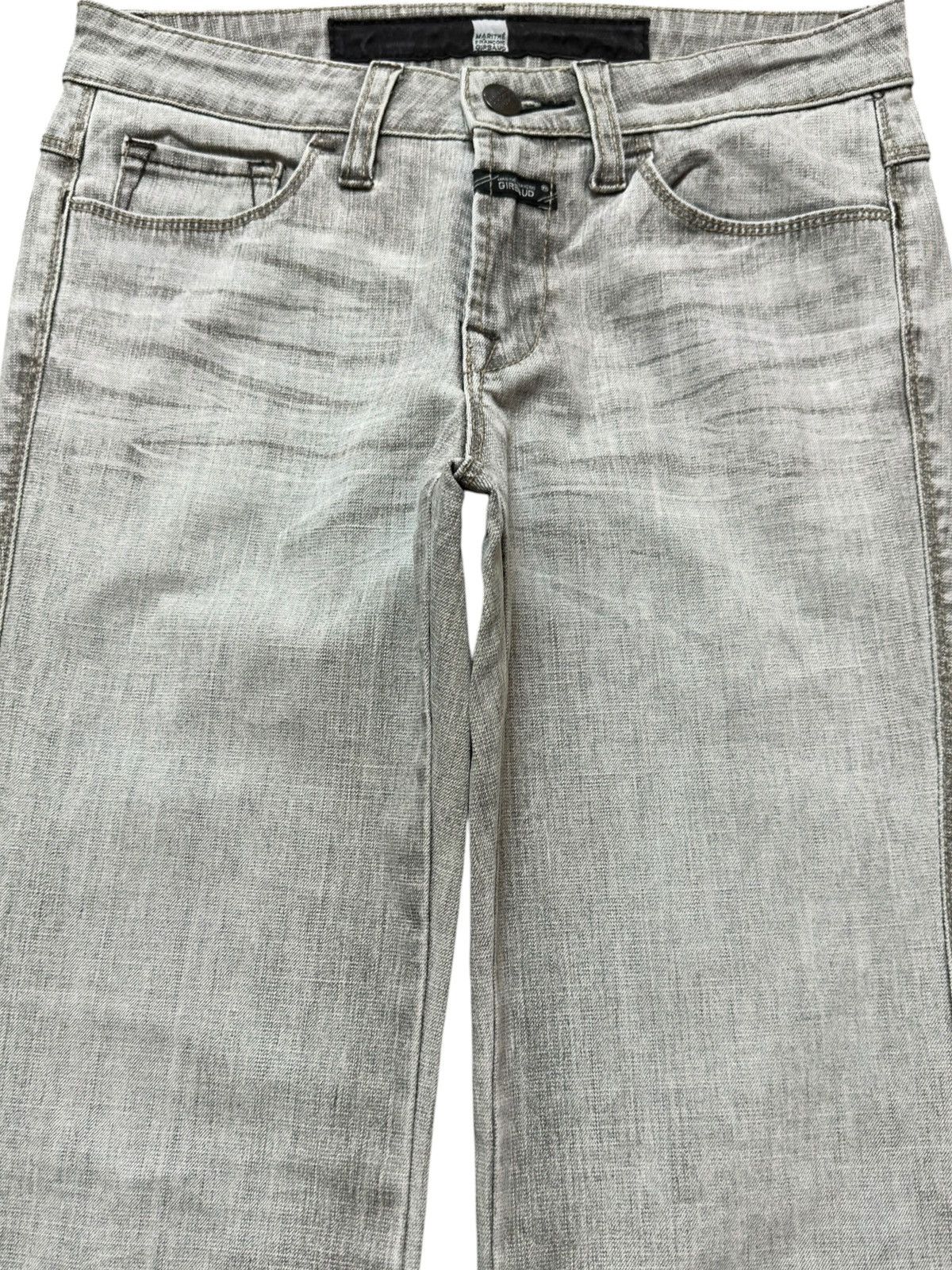 Marithe + Francois Girbaud Vintage Marithe Francois Girbaud Flare Bootcut Faded Denim Size US 26 / EU 42 - 2 Thumbnail