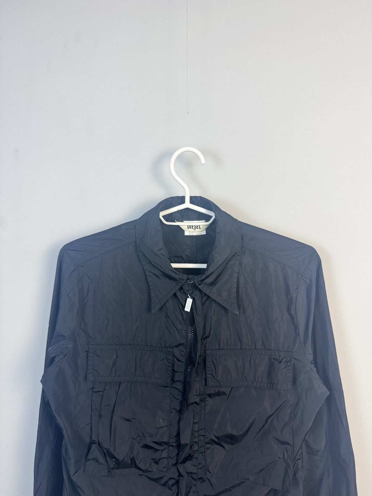 Diesel × Vintage Vintage Y2K Diesel Nylon Crop Jacket Japanese 90s Style Size M / US 6-8 / IT 42-44 - 2 Thumbnail