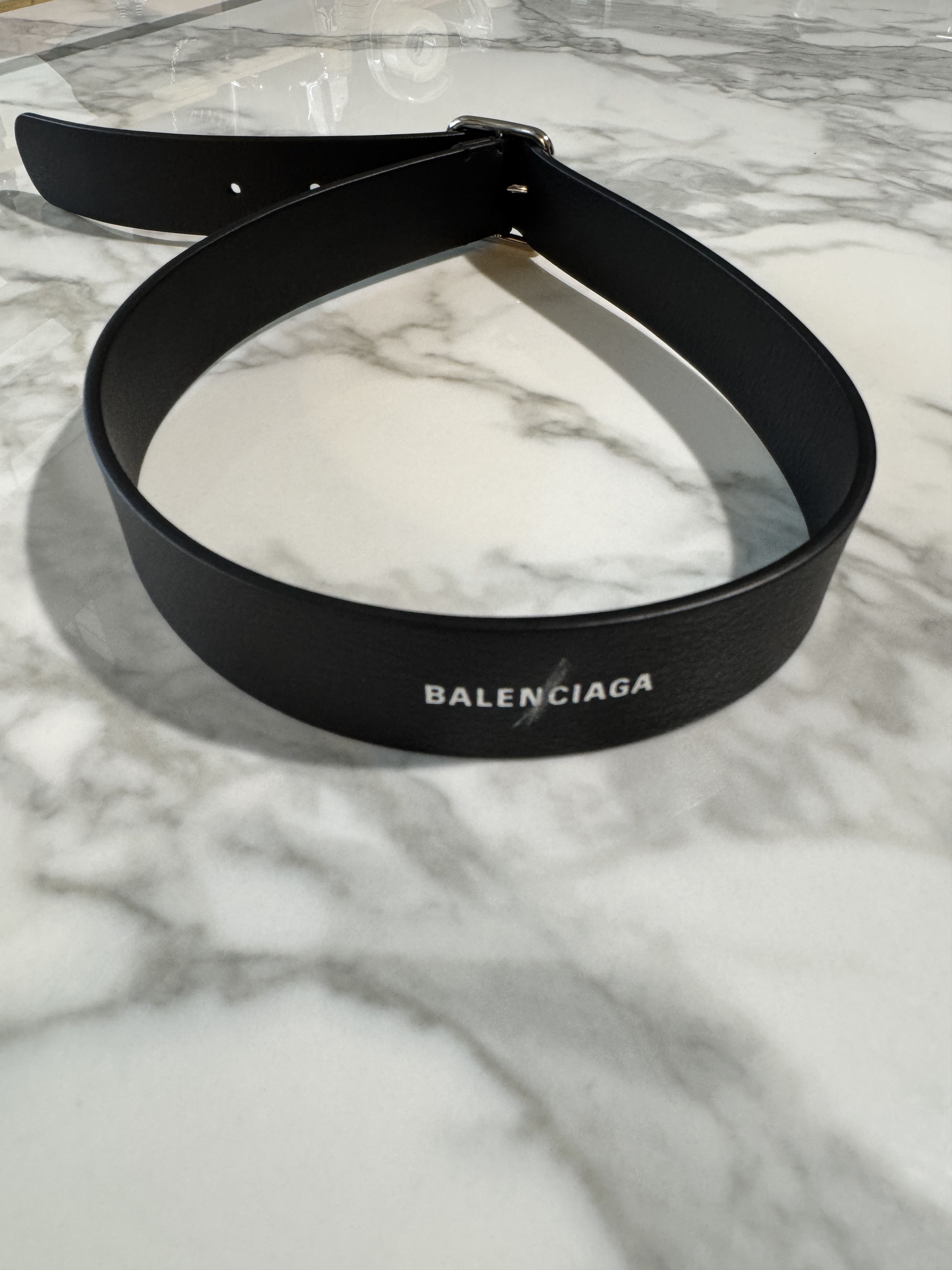 Balenciaga Every day logo belt Size 28 - 3 Thumbnail