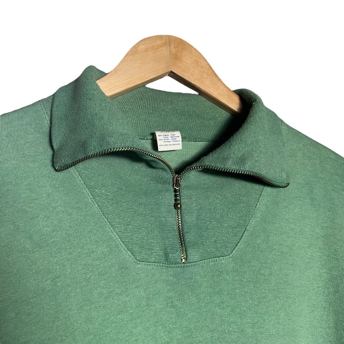 Champion Vintage Champion Spell Out Quarter Zip Sweatshirt Size US XL / EU 56 / 4 - 6 Thumbnail
